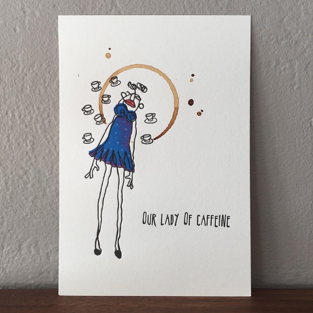 For anyone who worships coffee, and doesn't know when to stop.