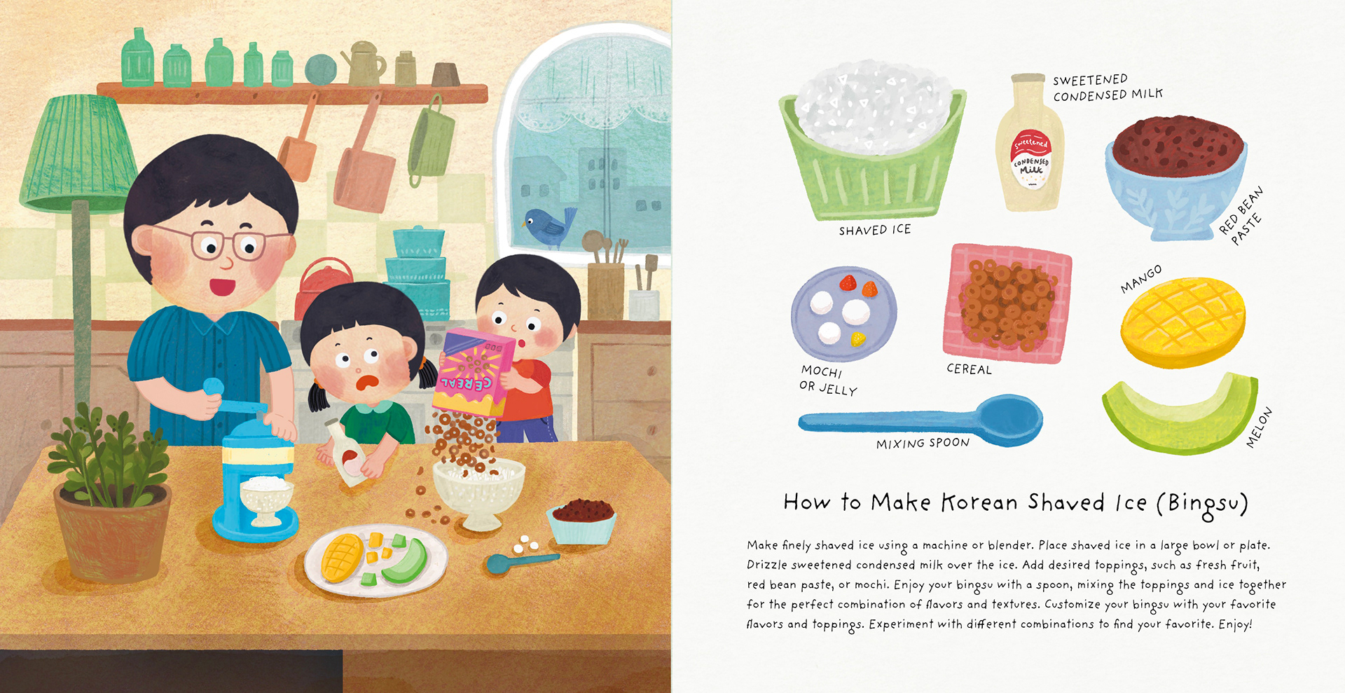how to make Bingsu!