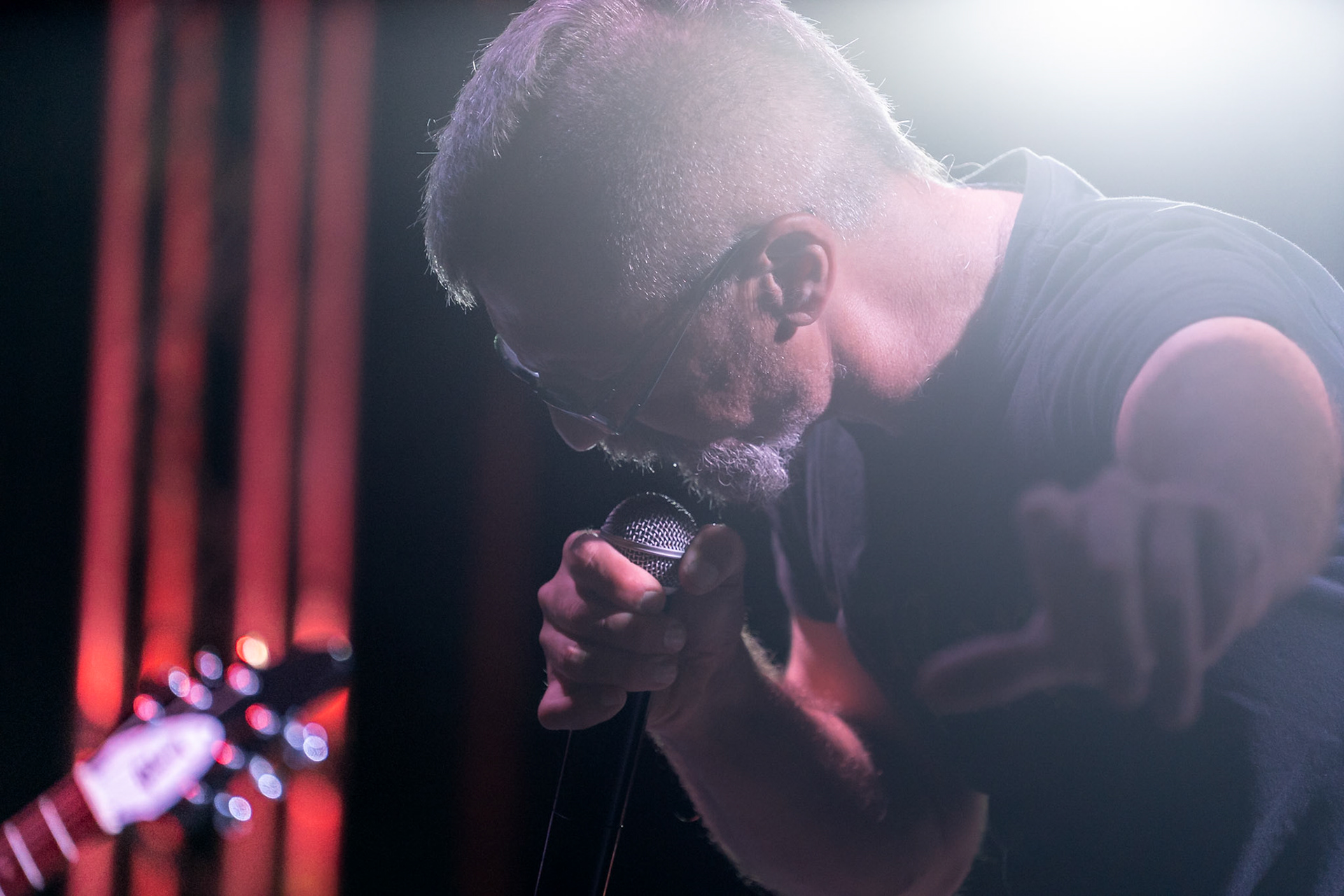 La band Bepi and the Prismas live in concerto.