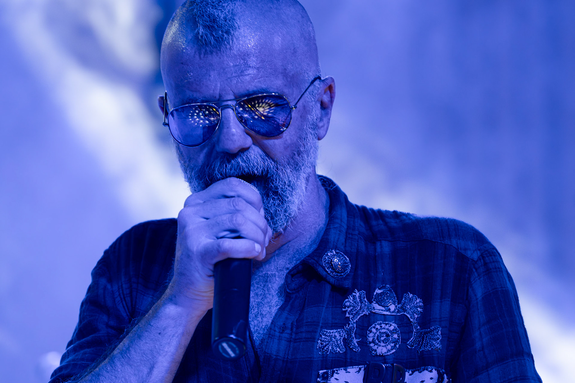 La band Bepi and the Prismas live in concerto.