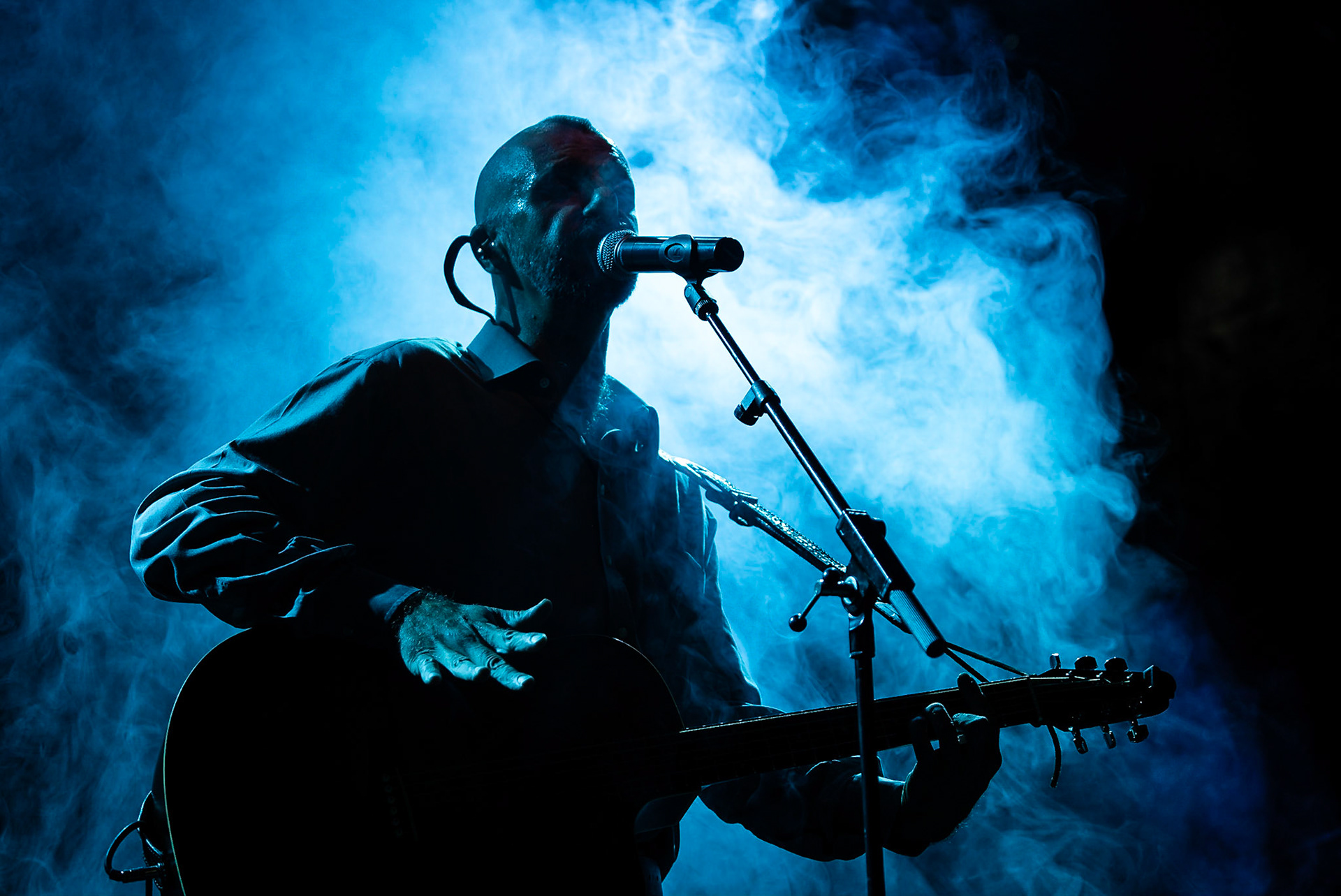 La band Bepi and the Prismas live in concerto.