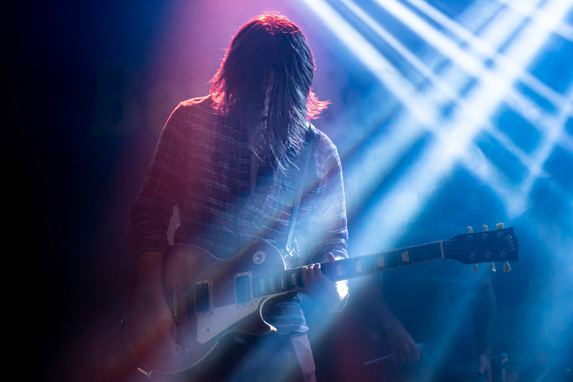 La band Bepi and the Prismas live in concerto.