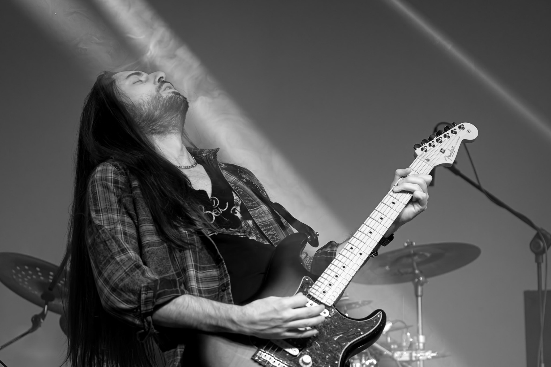 La band Bepi and the Prismas live in concerto.