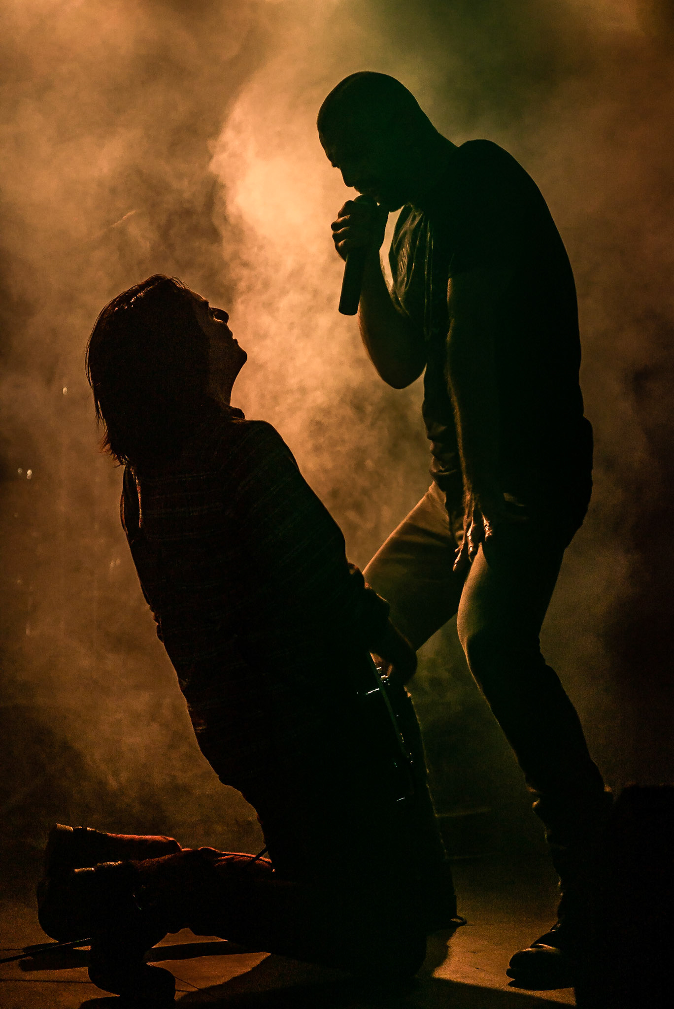 La band Bepi and the Prismas live in concerto.