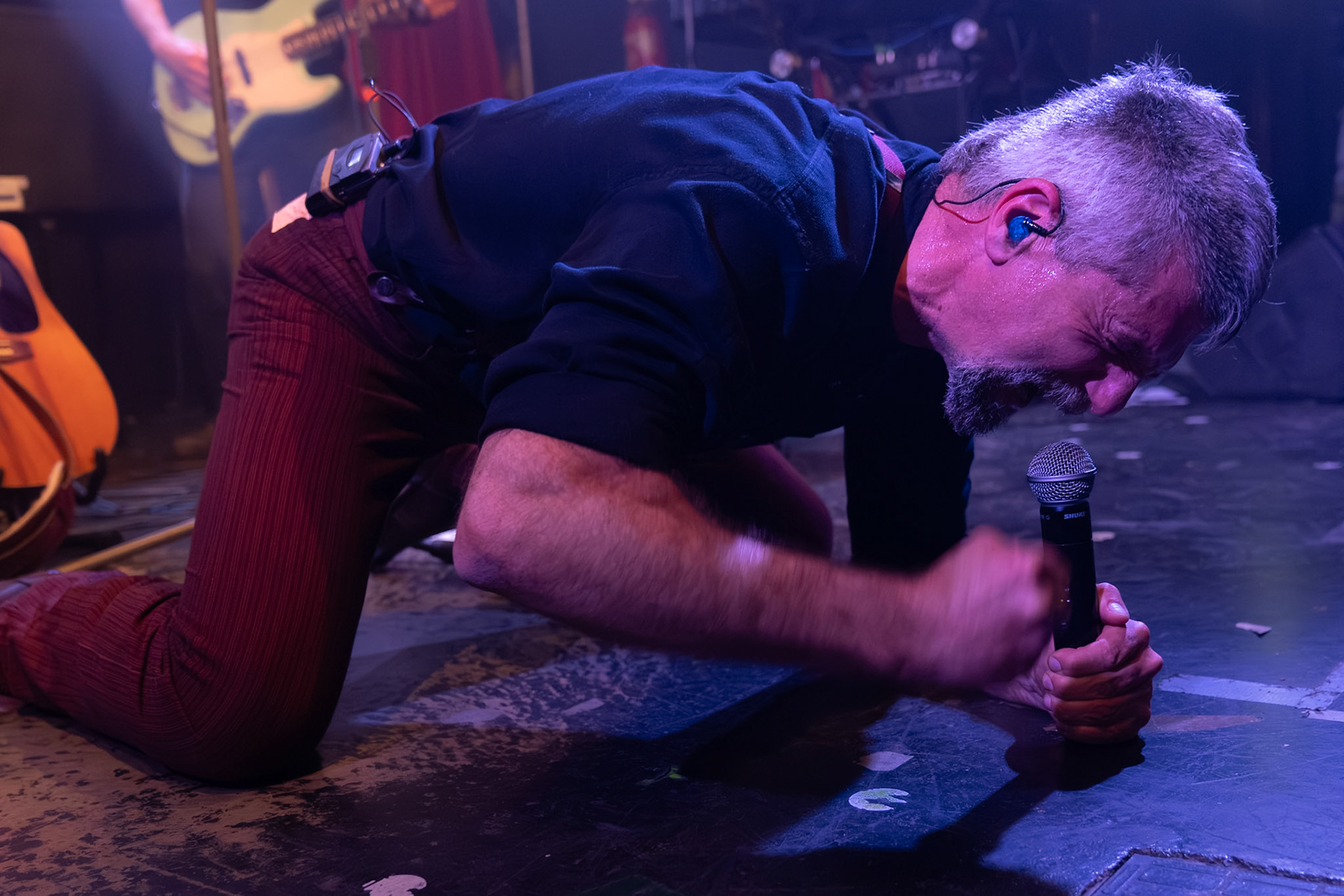 La band Bepi and the Prismas live in concerto.