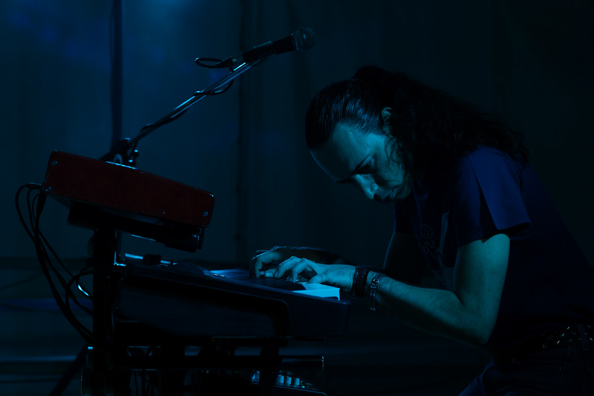 La band Bepi and the Prismas live in concerto.