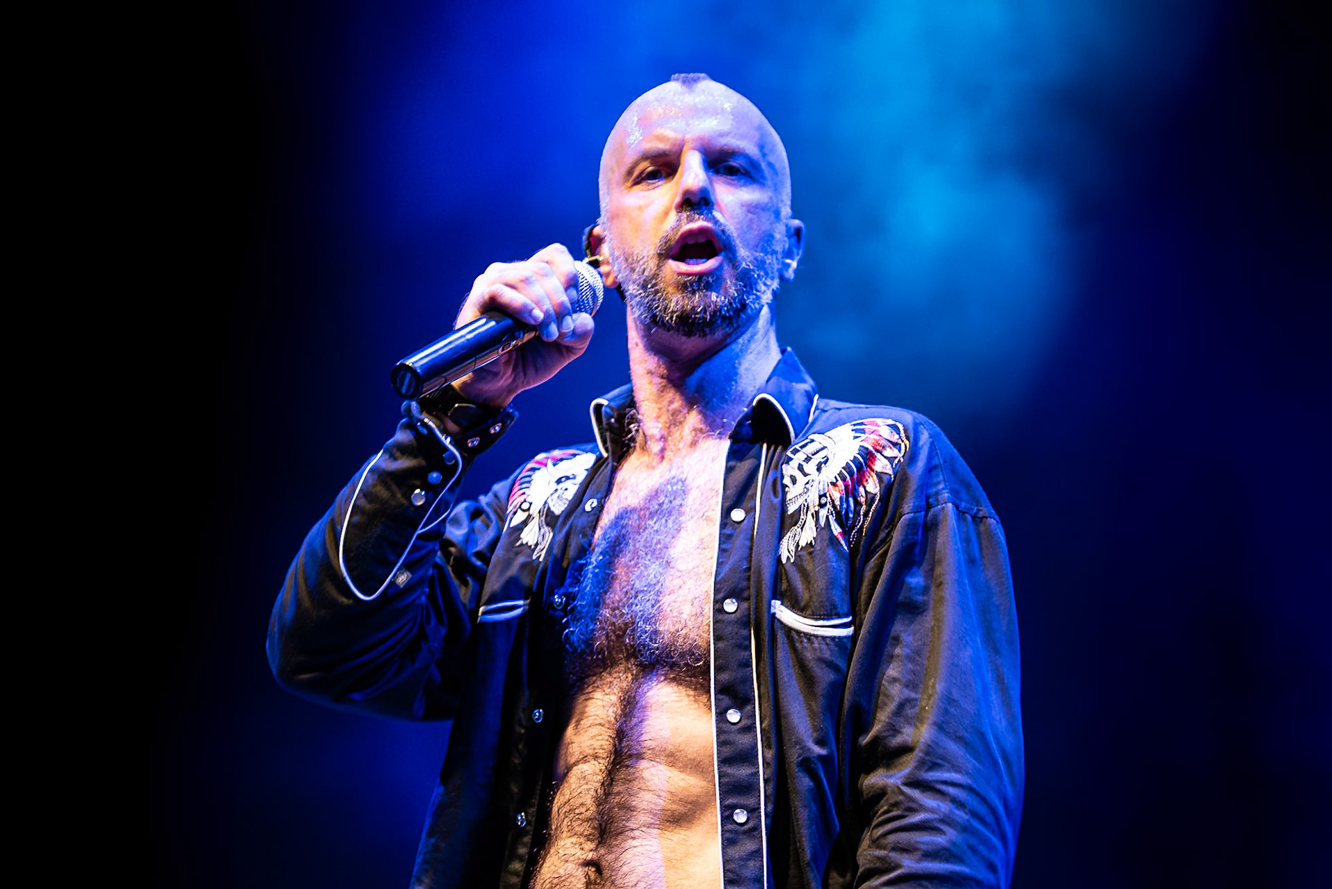 La band Bepi and the Prismas live in concerto.