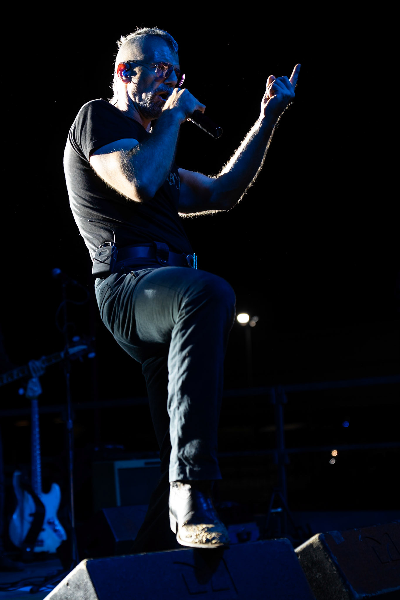 La band Bepi and the Prismas live in concerto.