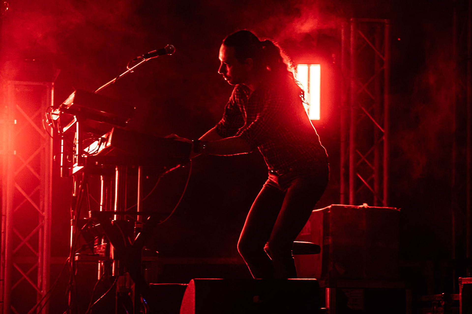 La band Bepi and the Prismas live in concerto.