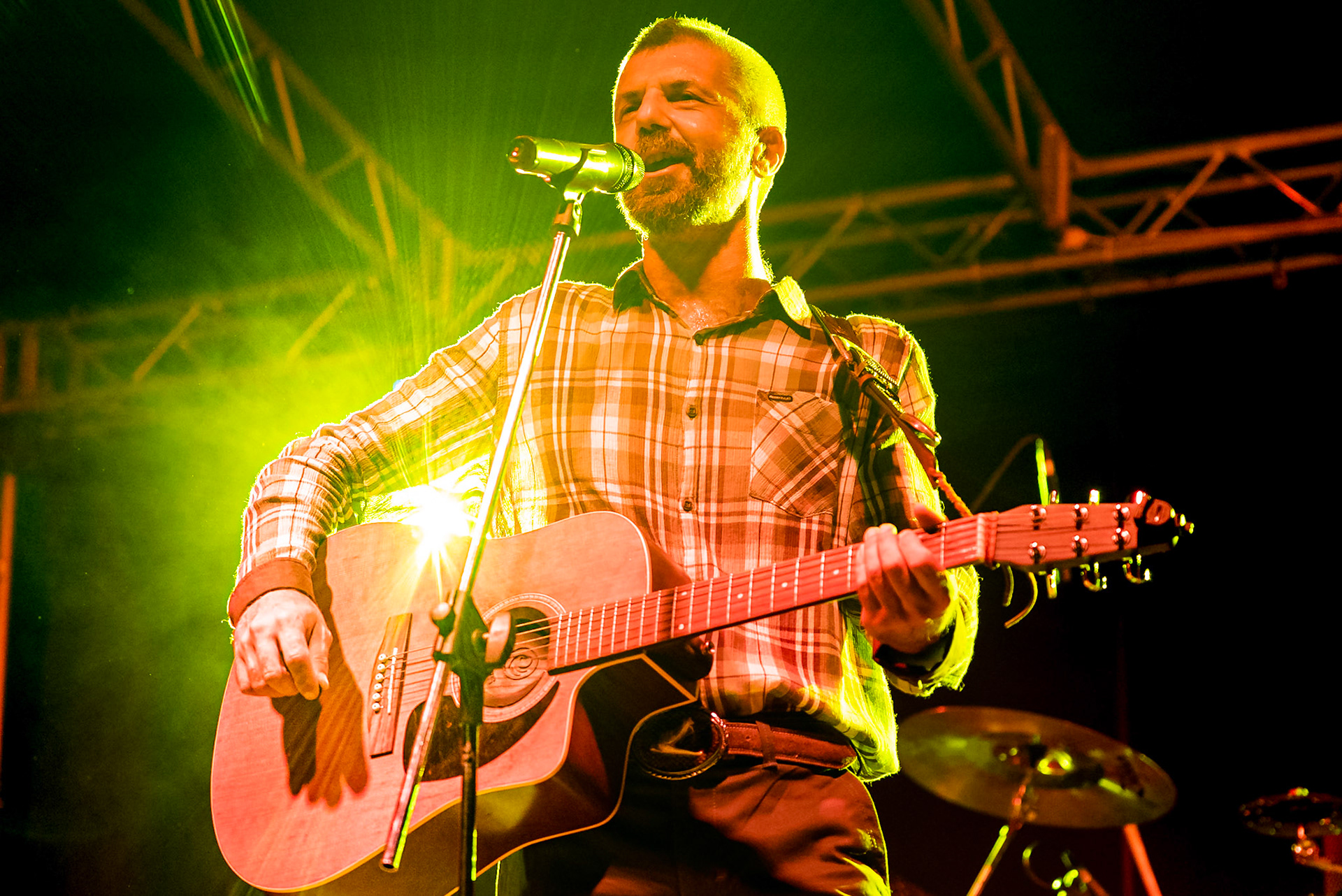 La band Bepi and the Prismas live in concerto.