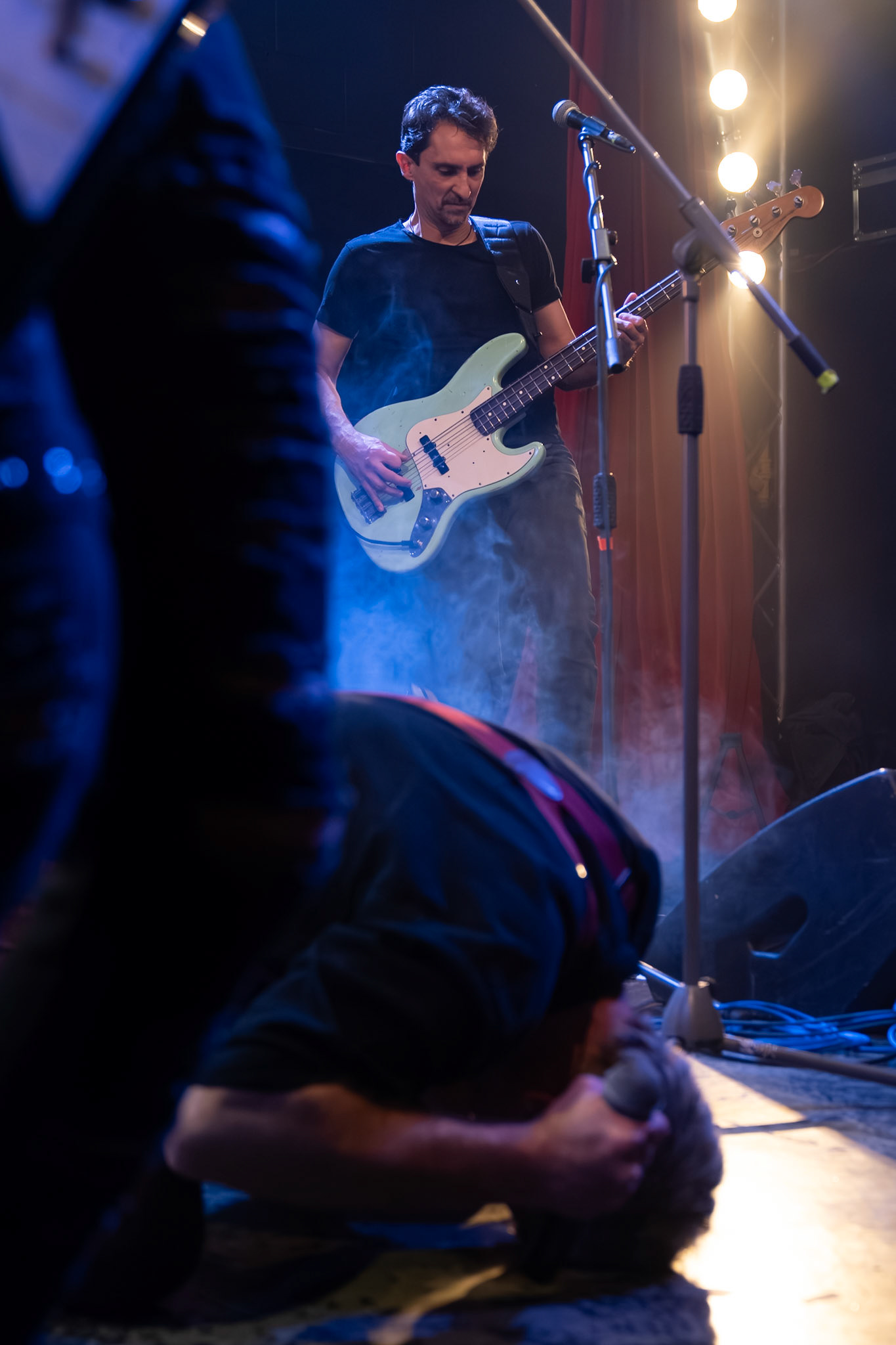 La band Bepi and the Prismas live in concerto.