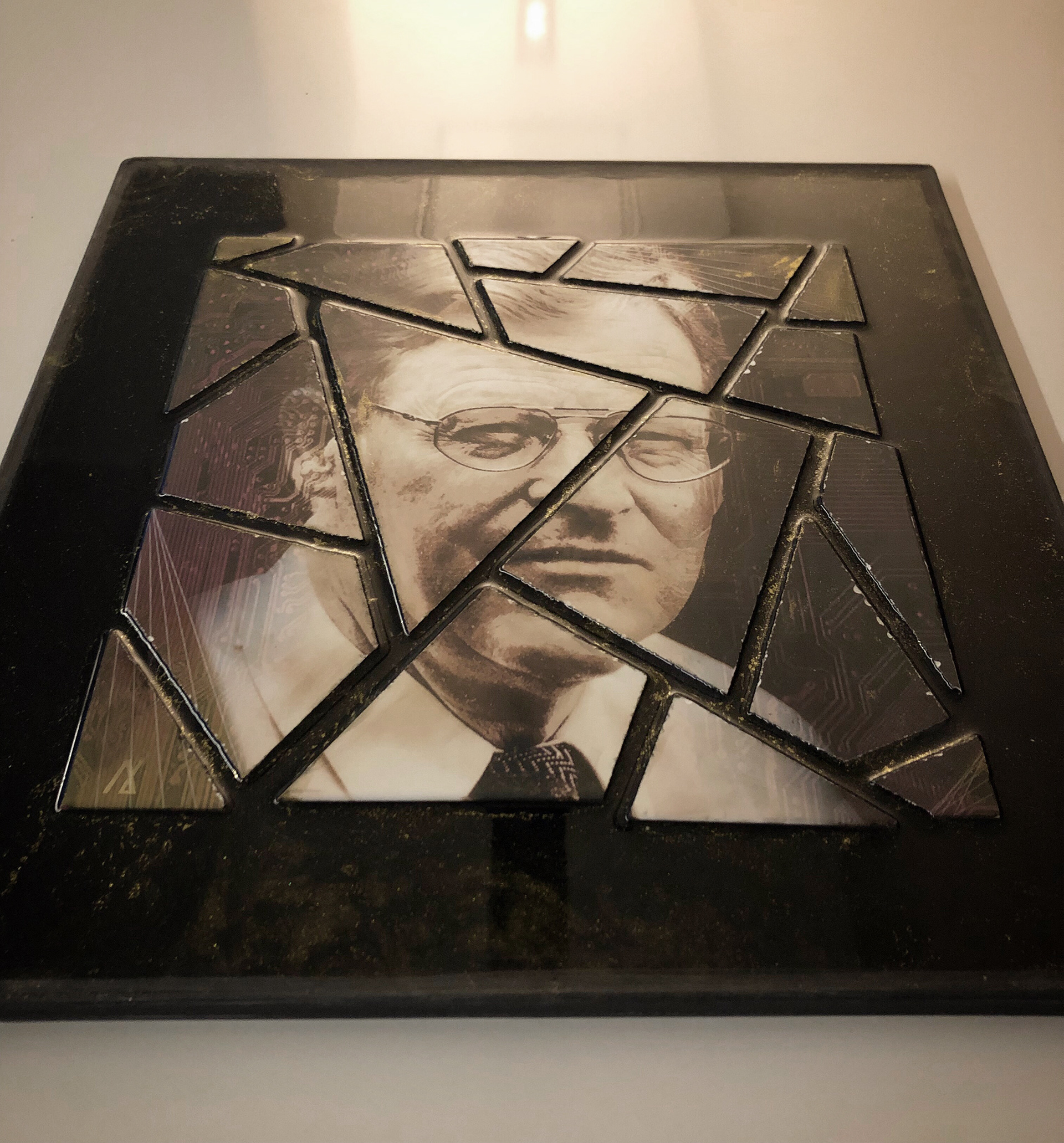 Tiles in epoxy - 40 x 40