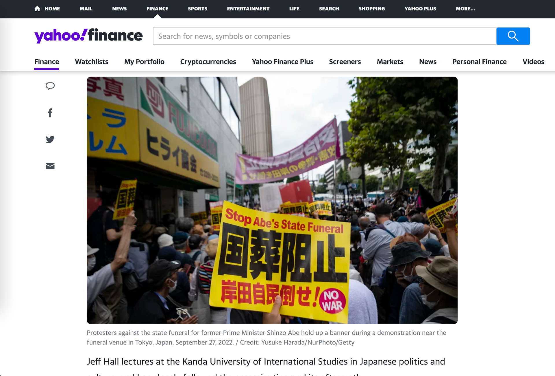 Yahoo finance