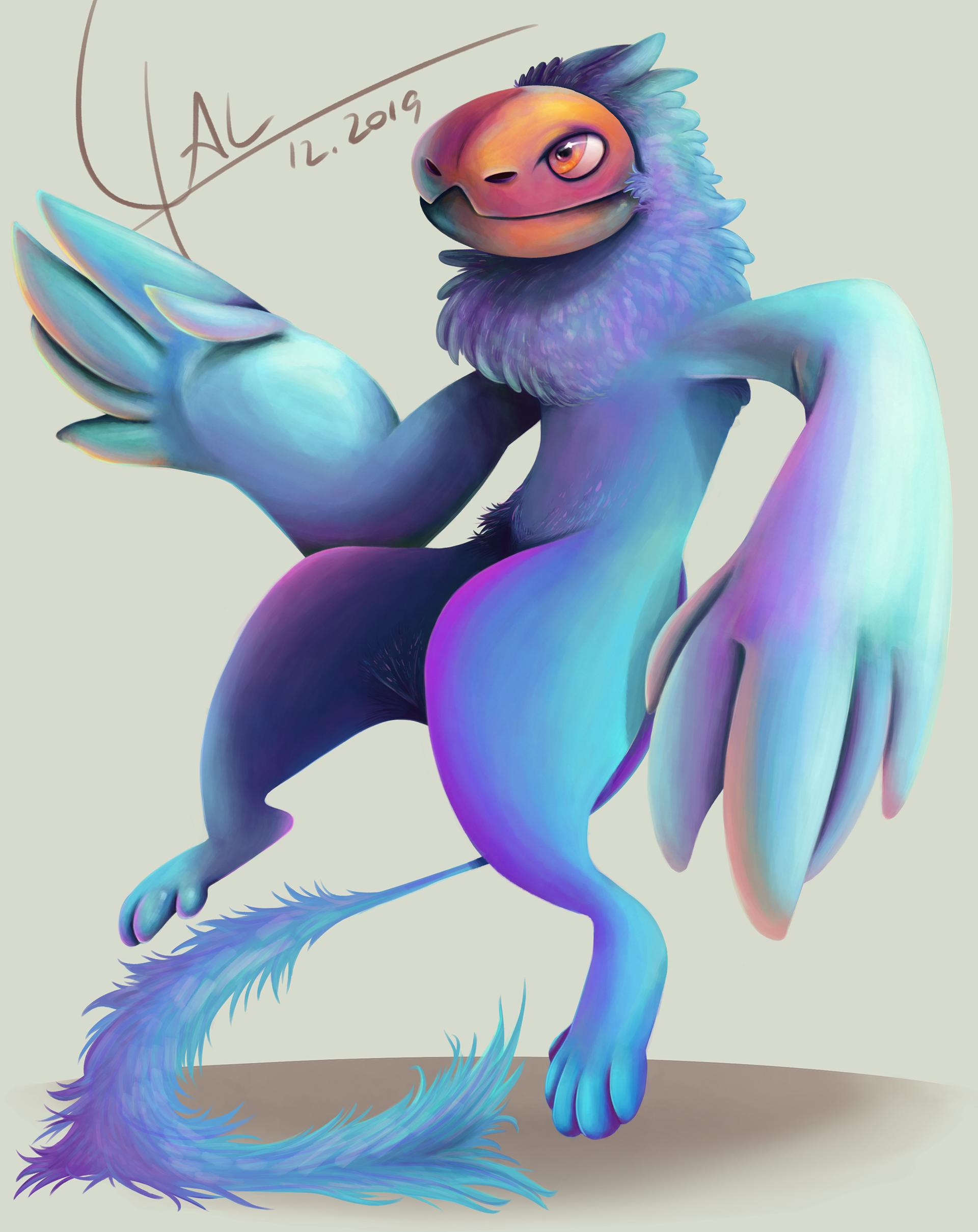 Wacko, the feathered lizard