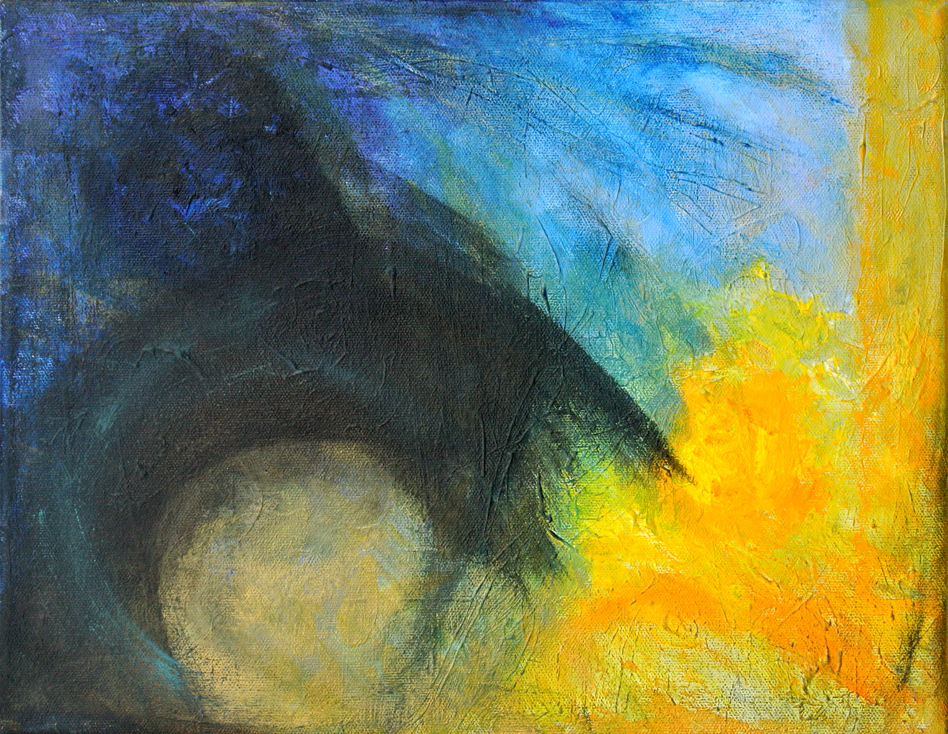 "Transformation" 2016 11"x14" Acrylic on Canvas $95