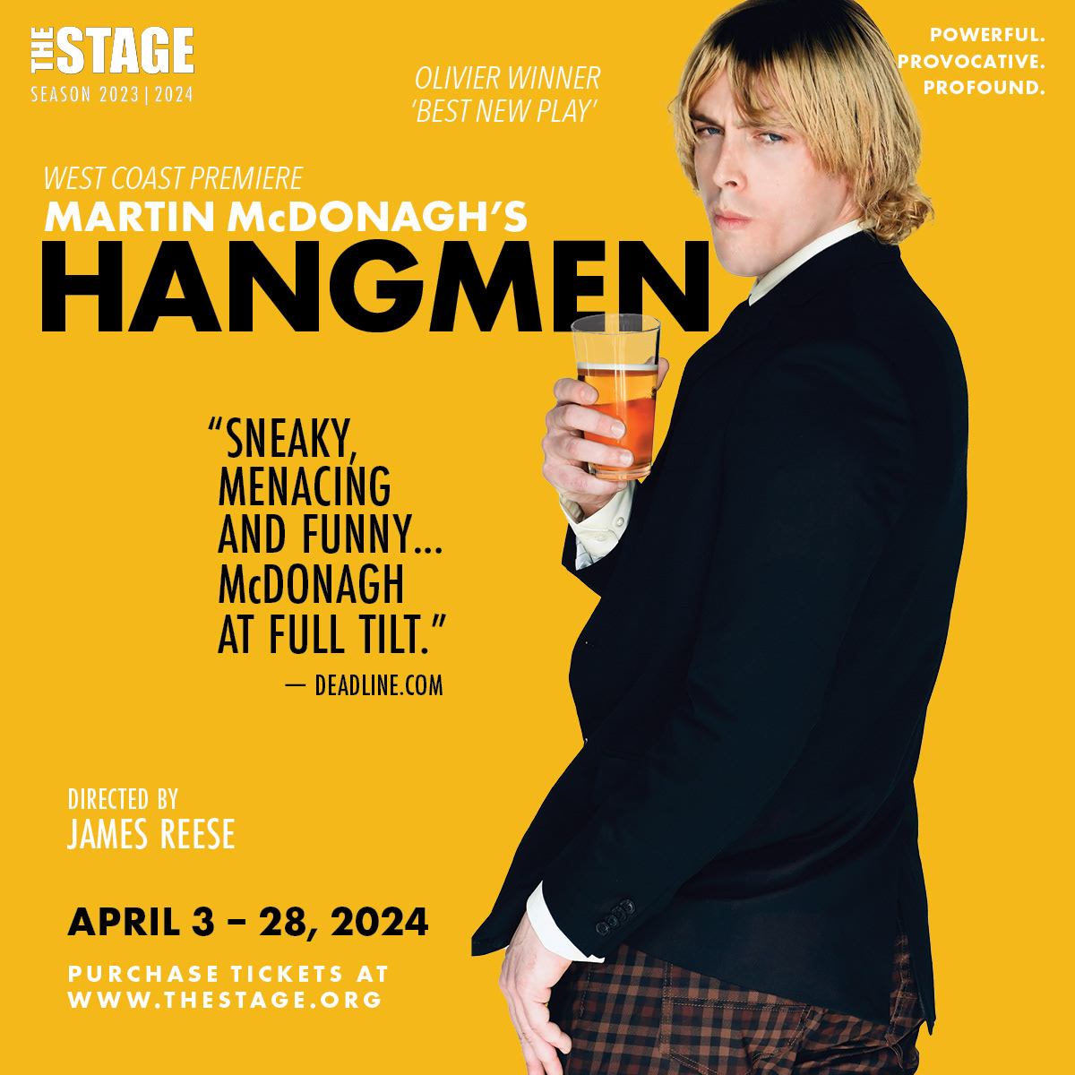 Social Media Assets for San Jose Stage production "Hangmen"