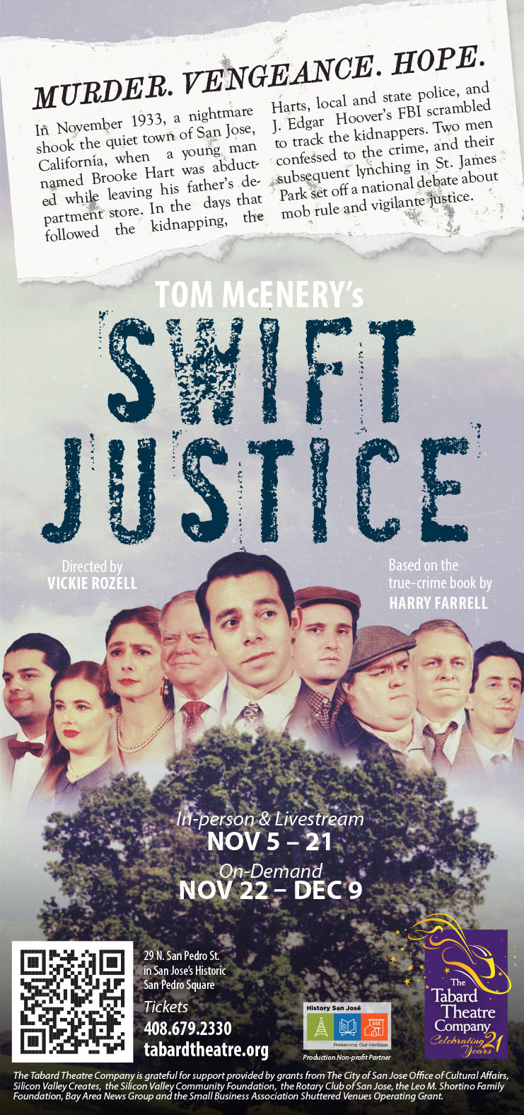 1/4pg Merc News Ad for Swift Justice