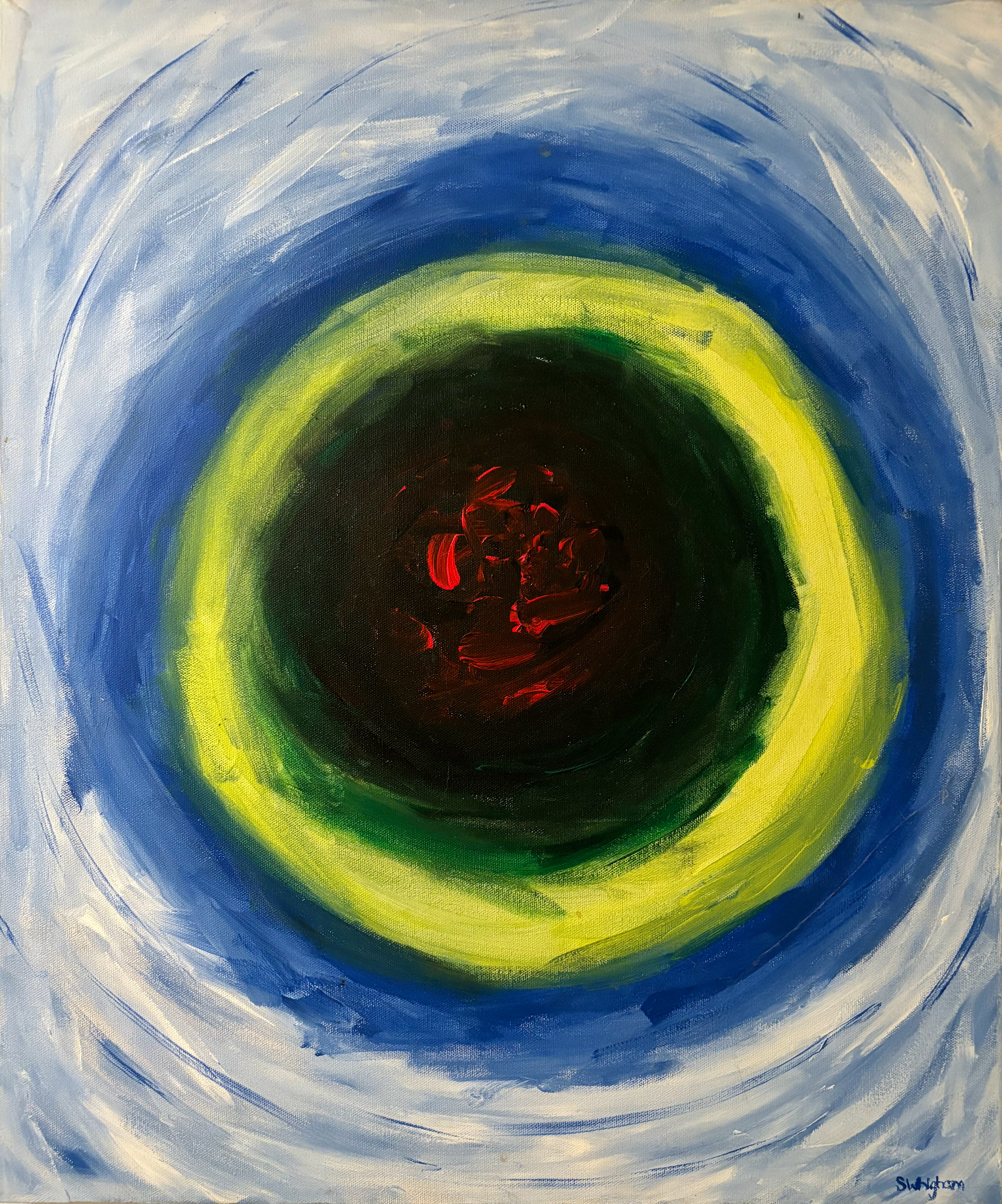 'Individual" 2002 16"x20" Acrylic on Canvas