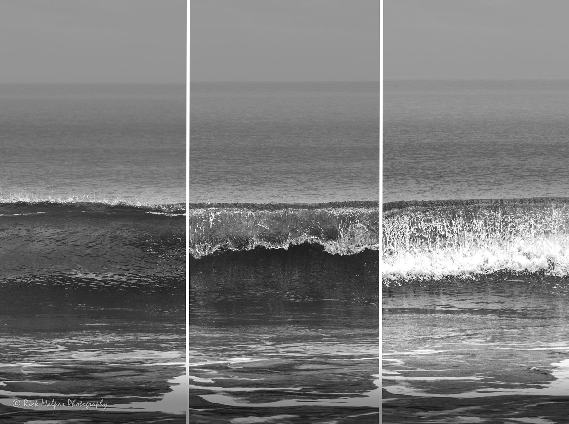 The Breaking Wave, Wainamu Beach, Raglan, NZ