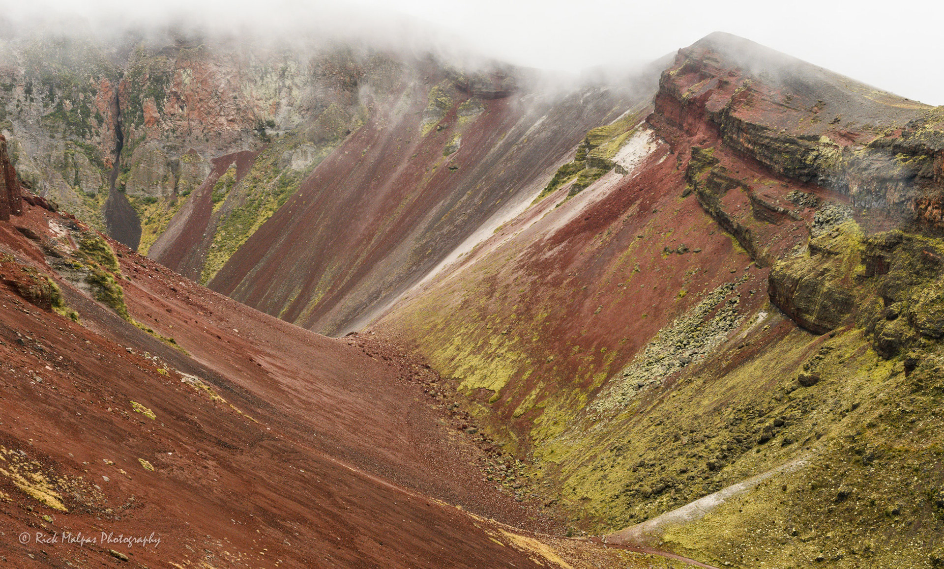 The Crater, Mt Tarawera, Rotorua, NZ