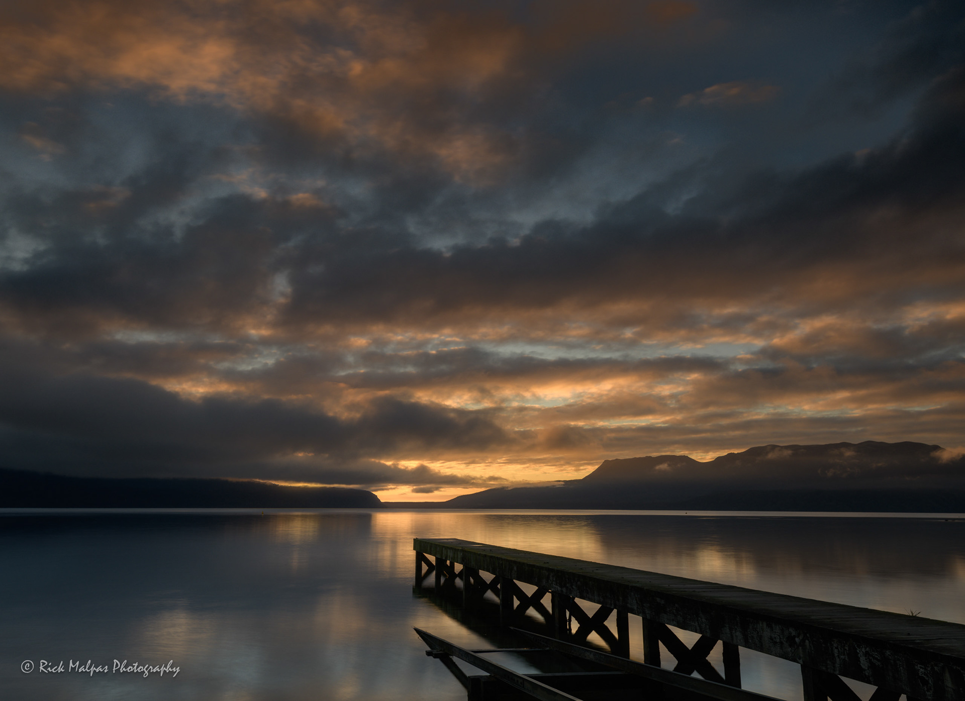 Lake Tarawera Sunrise, Rotorua, NZ