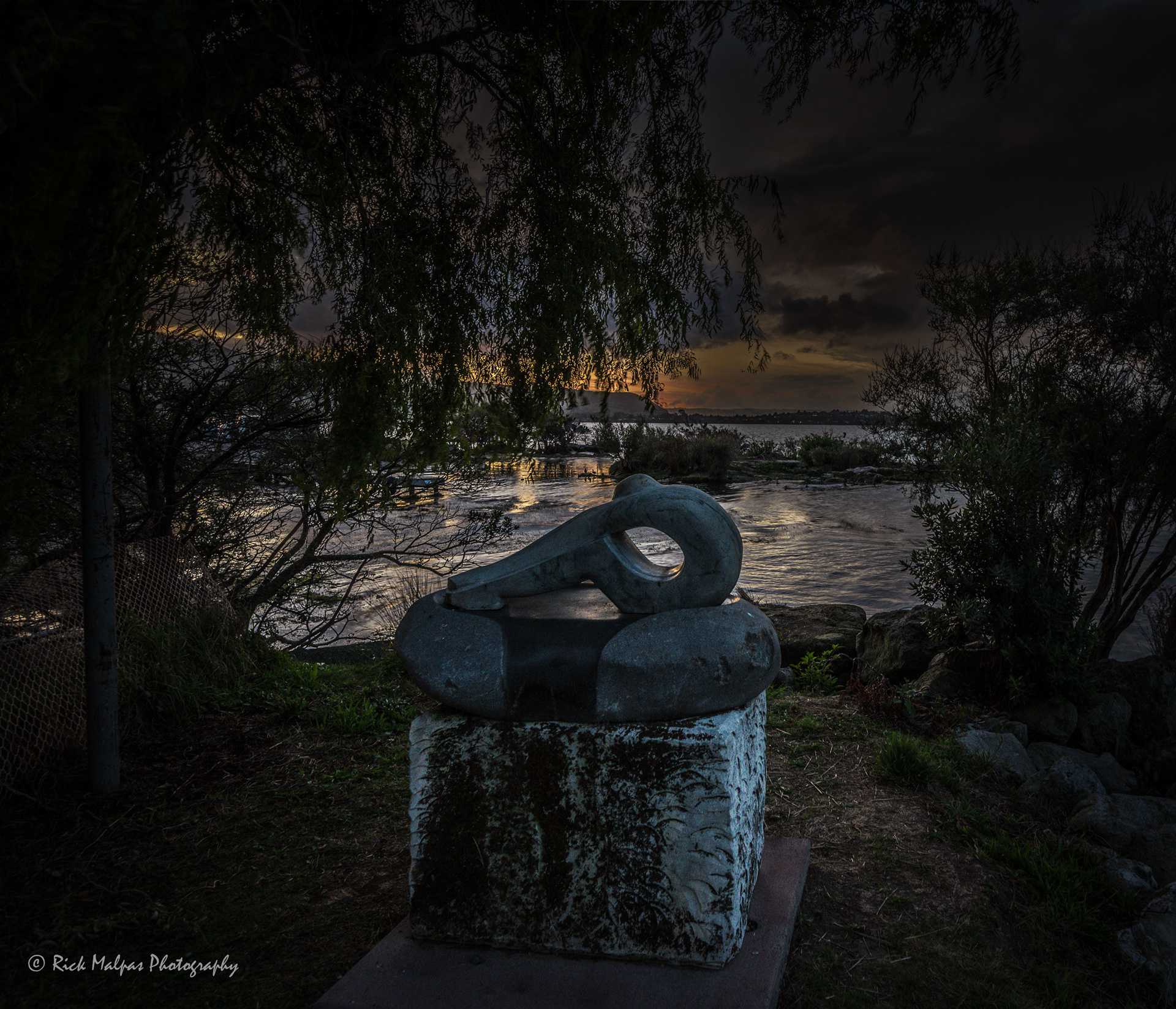 Lake Rotorua at Sunset, Rotorua, NZ