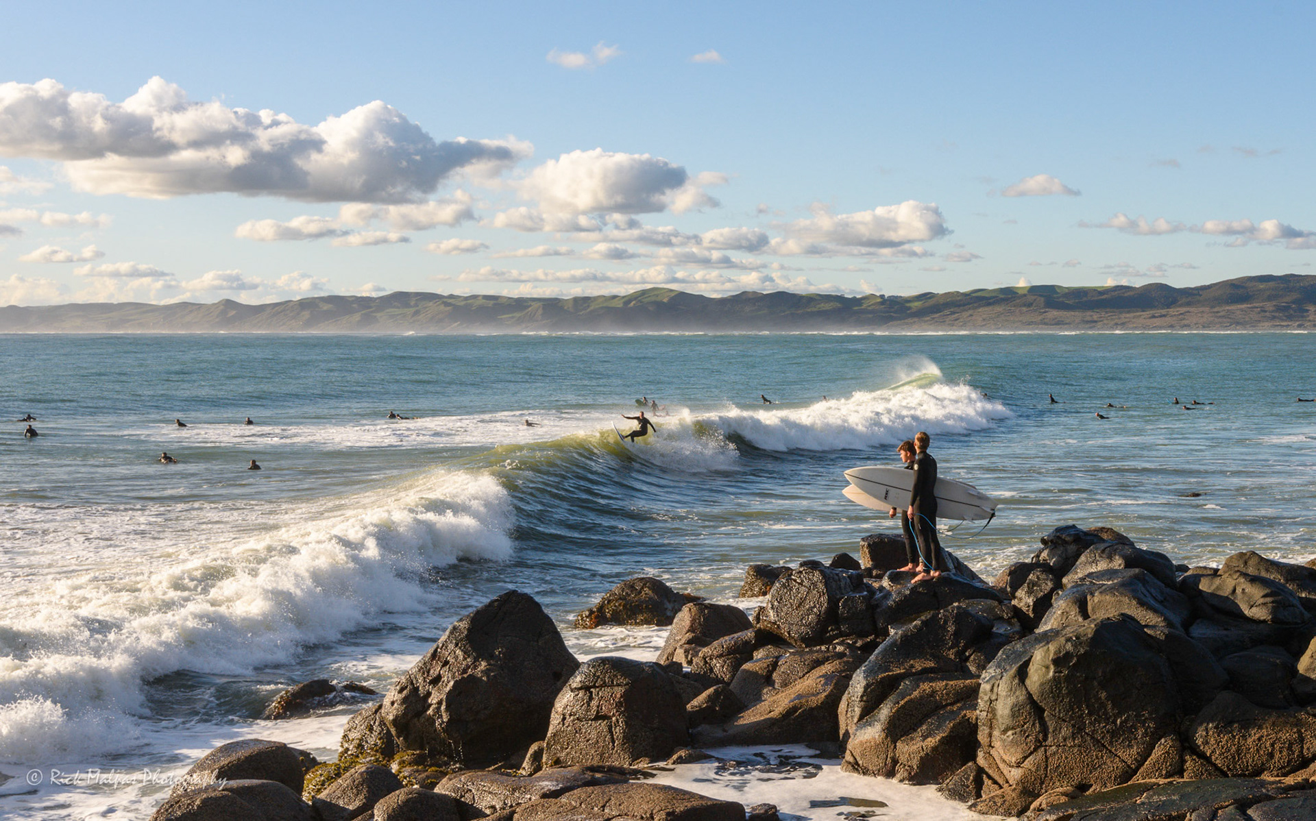 Waiting, Manu Bay, Raglan, NZ