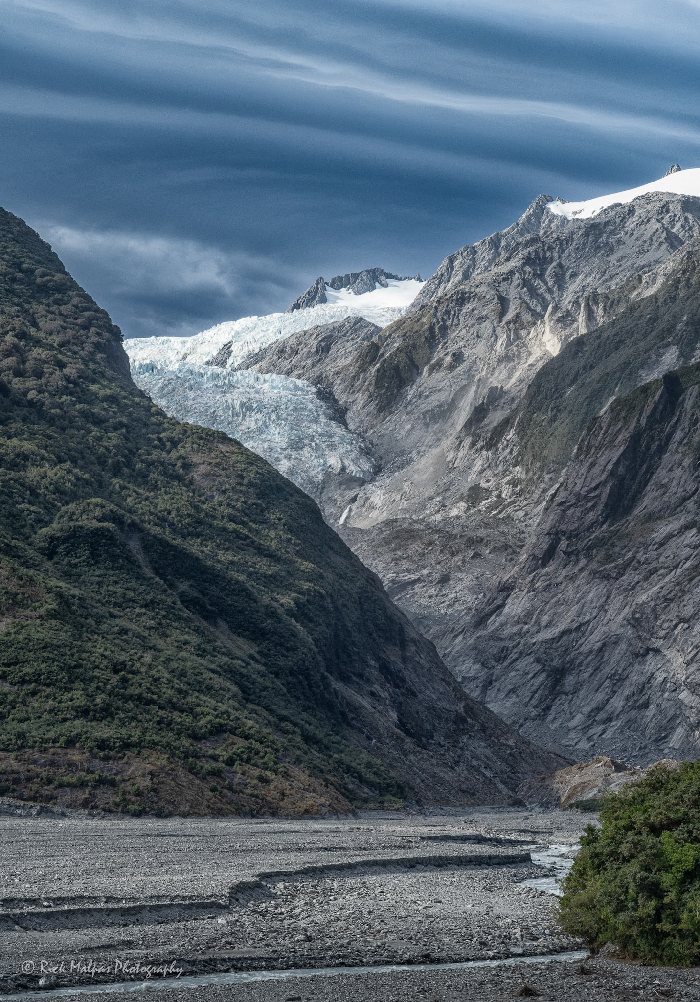 The Frans Josef Glacier, Westland NZ in 2021