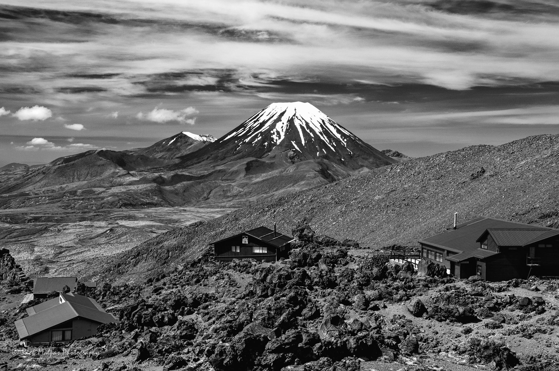 Mt Ngauruhoe from the Whakapapa Gondola, Whakapapa, NZ
