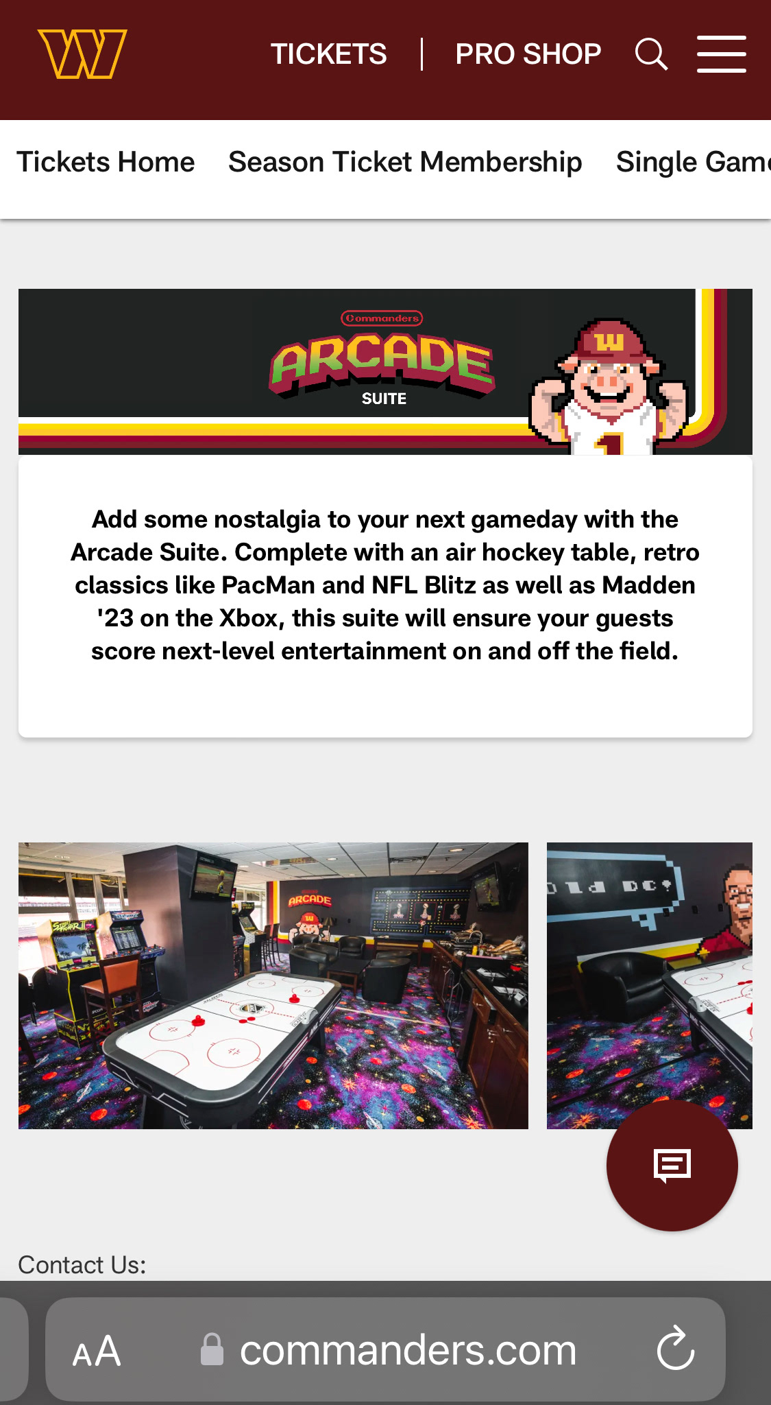 Commanders app