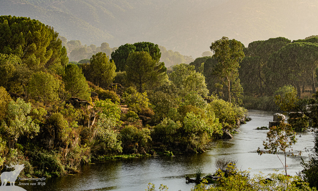 Rivier Jándula, Sierra de Andújar