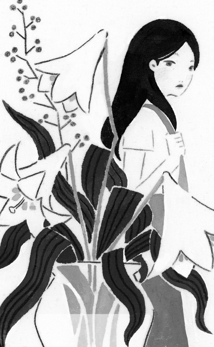 小説推理　「ぬすびと」挿絵