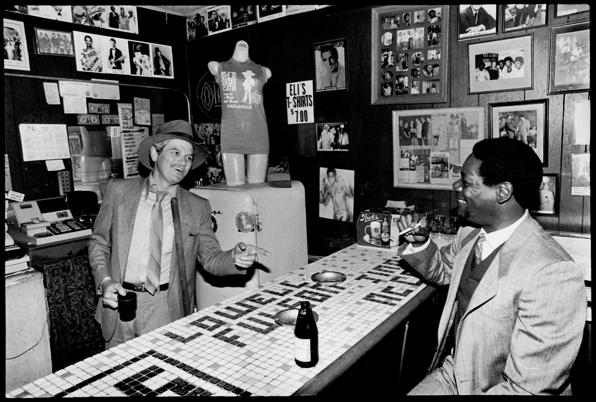 Troyce Key (L) at Eli's Mile High Club