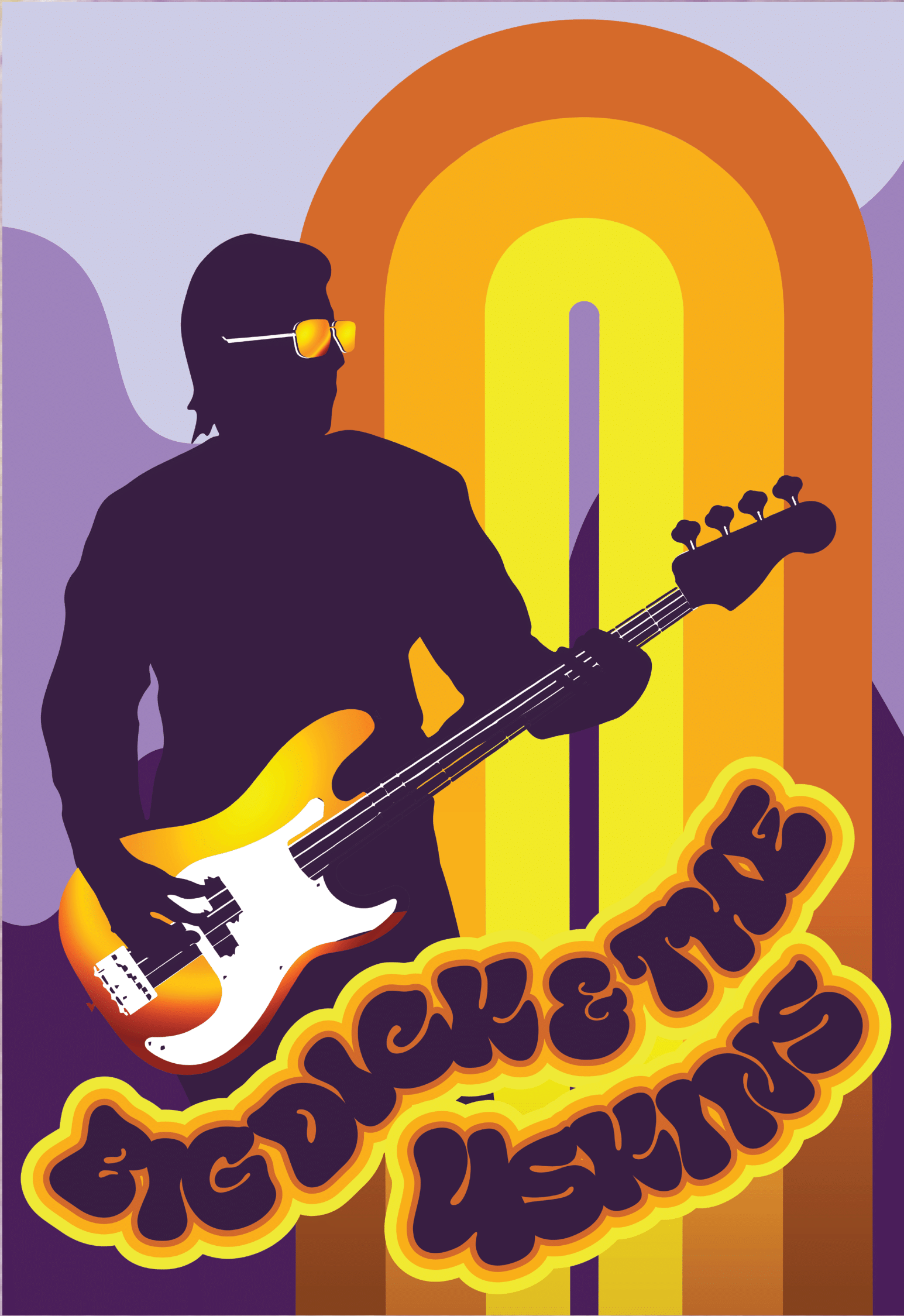 1970s Band Poster