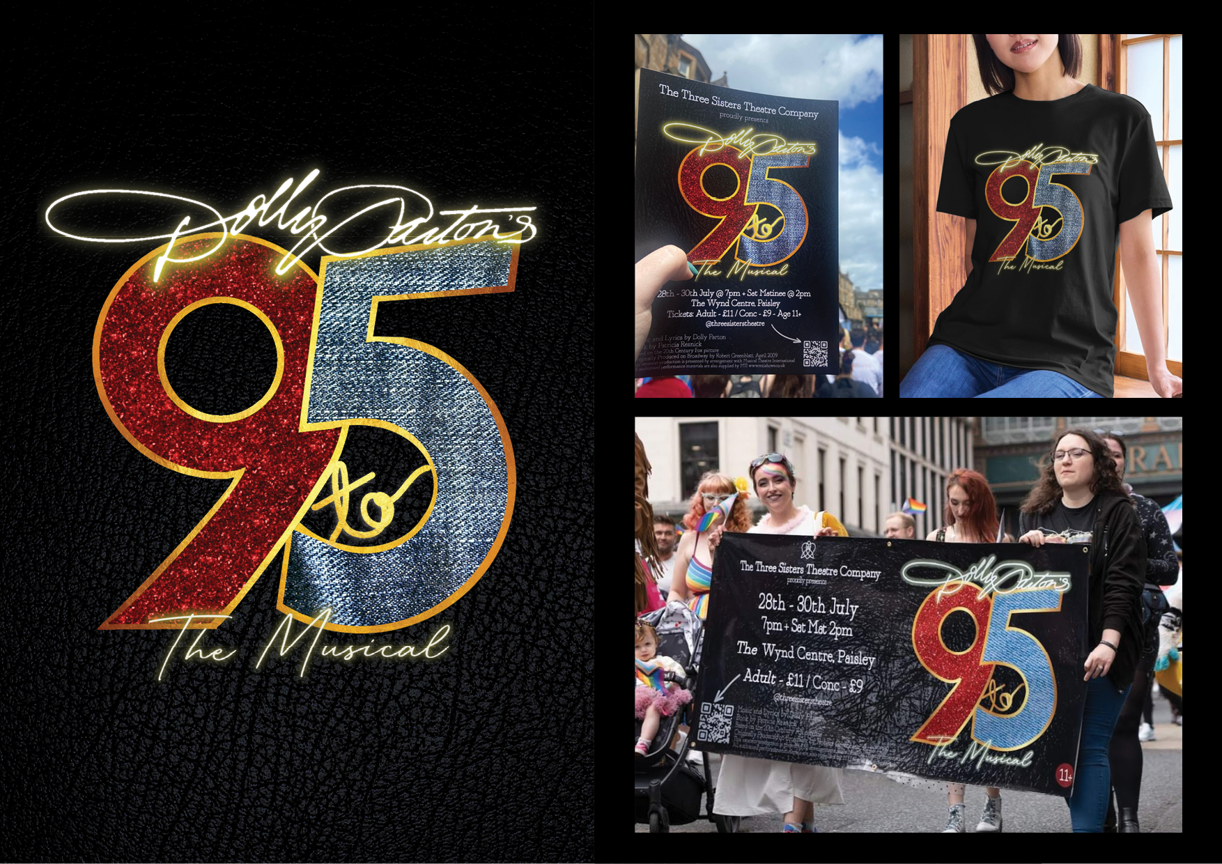 Logo for 9 to 5 Theatre Production