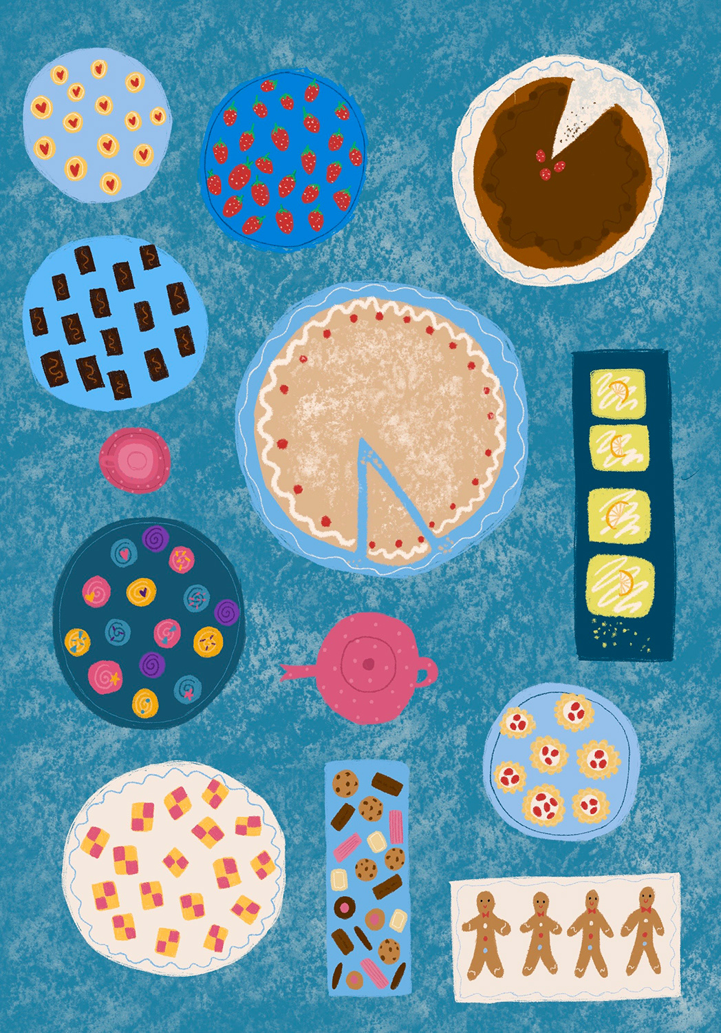Personal food illustration series: Sweets