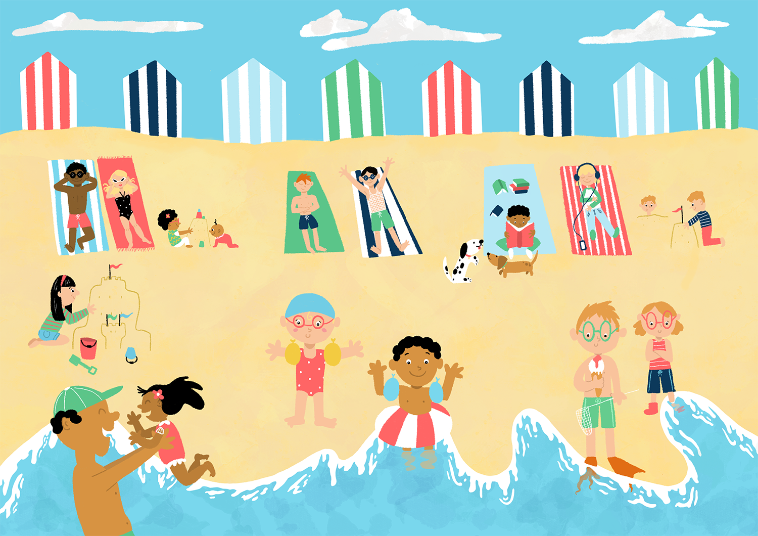 Visual development for a personal picture book project