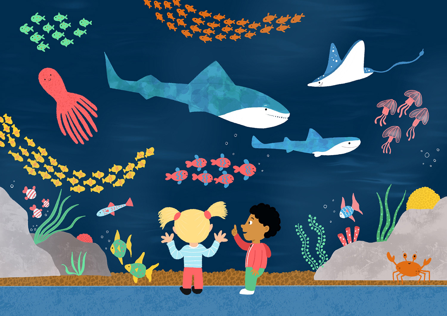 Visual development for a personal picture book project