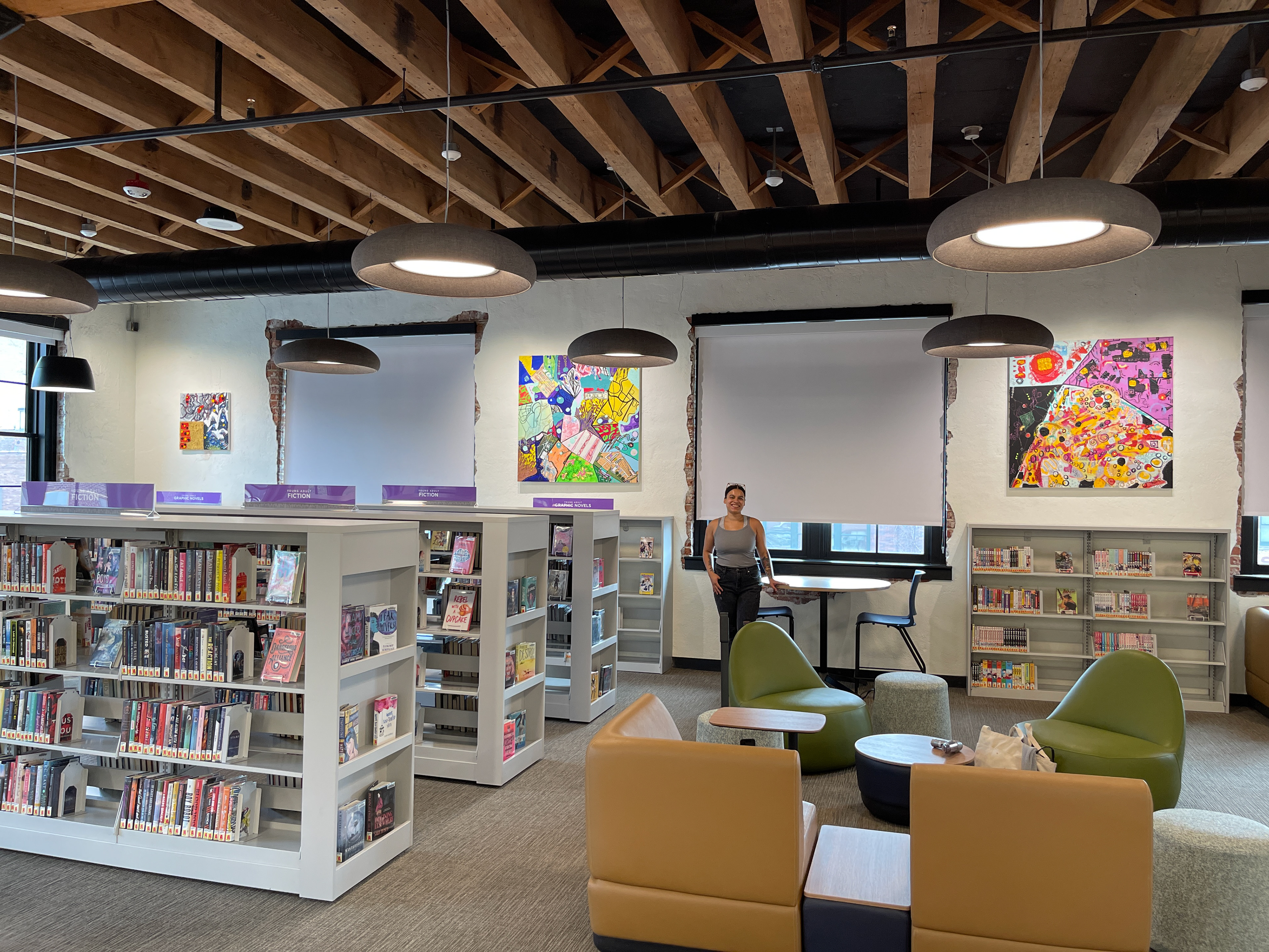 DOWNTOWN LIBRARY BRANCH, OMAHA NE, SECOND LEVEL (YOUNG ADULT)