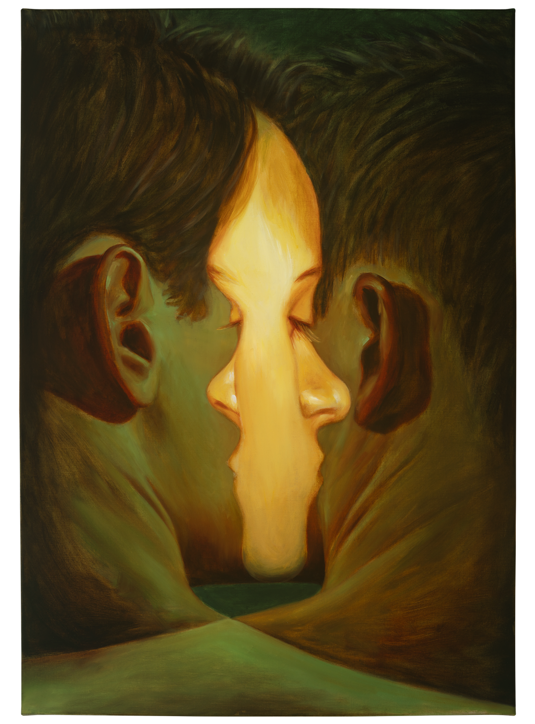 Manicis XII · Fusus, Robbin Veldman, 2025, 100 × 70 cm, oil on canvas