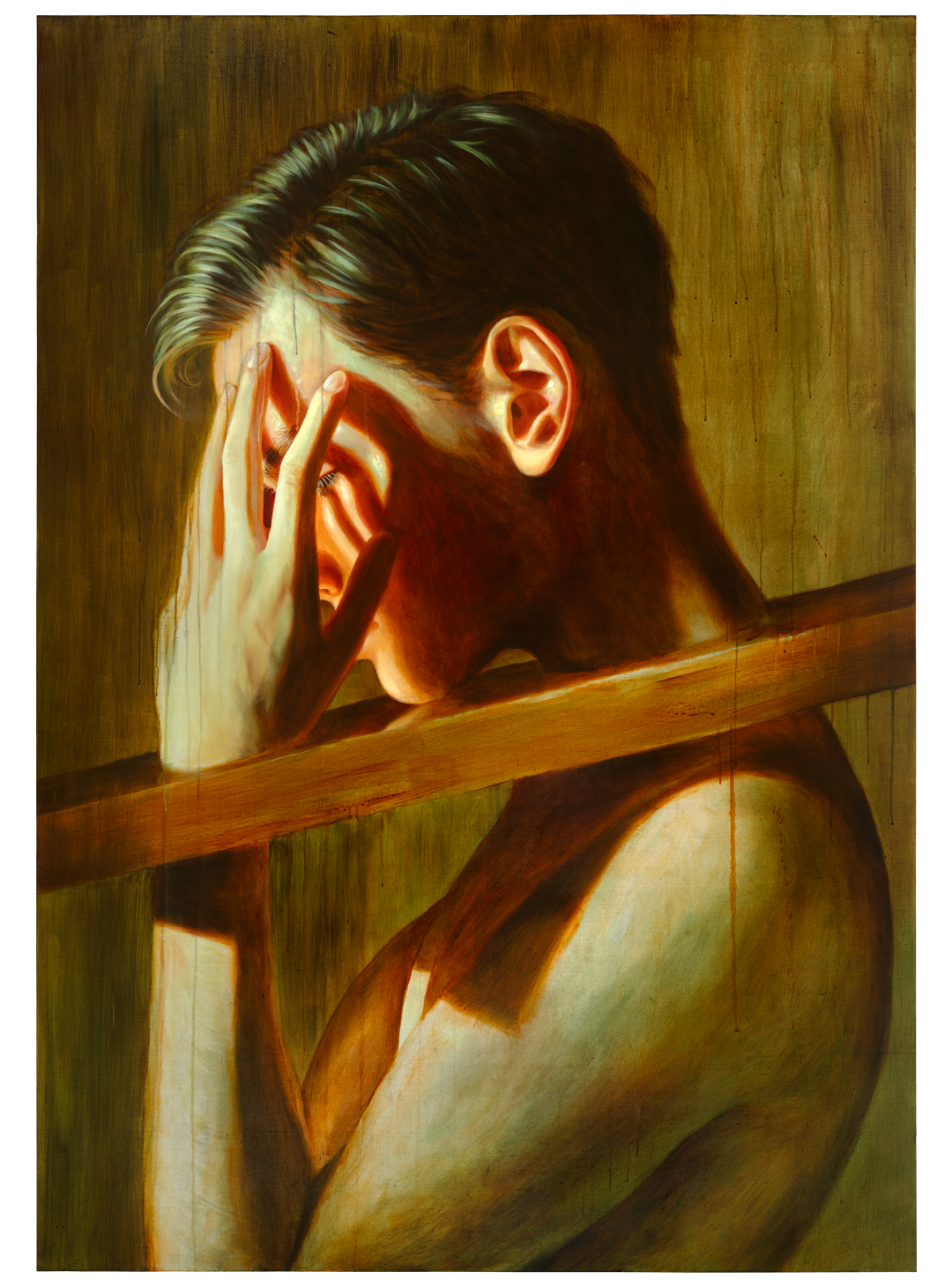 Manicis I · Captus, Robbin Veldman, 2025, 200 × 140 cm, oil on canvas,