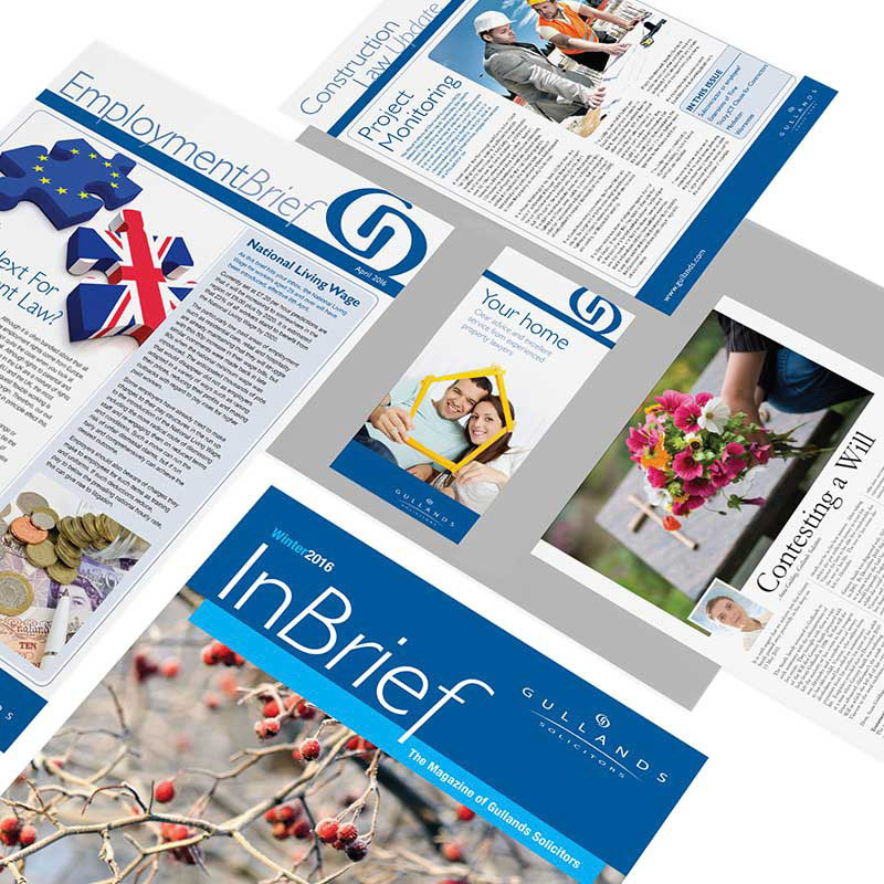 Gullands Solicitors Communication Material
