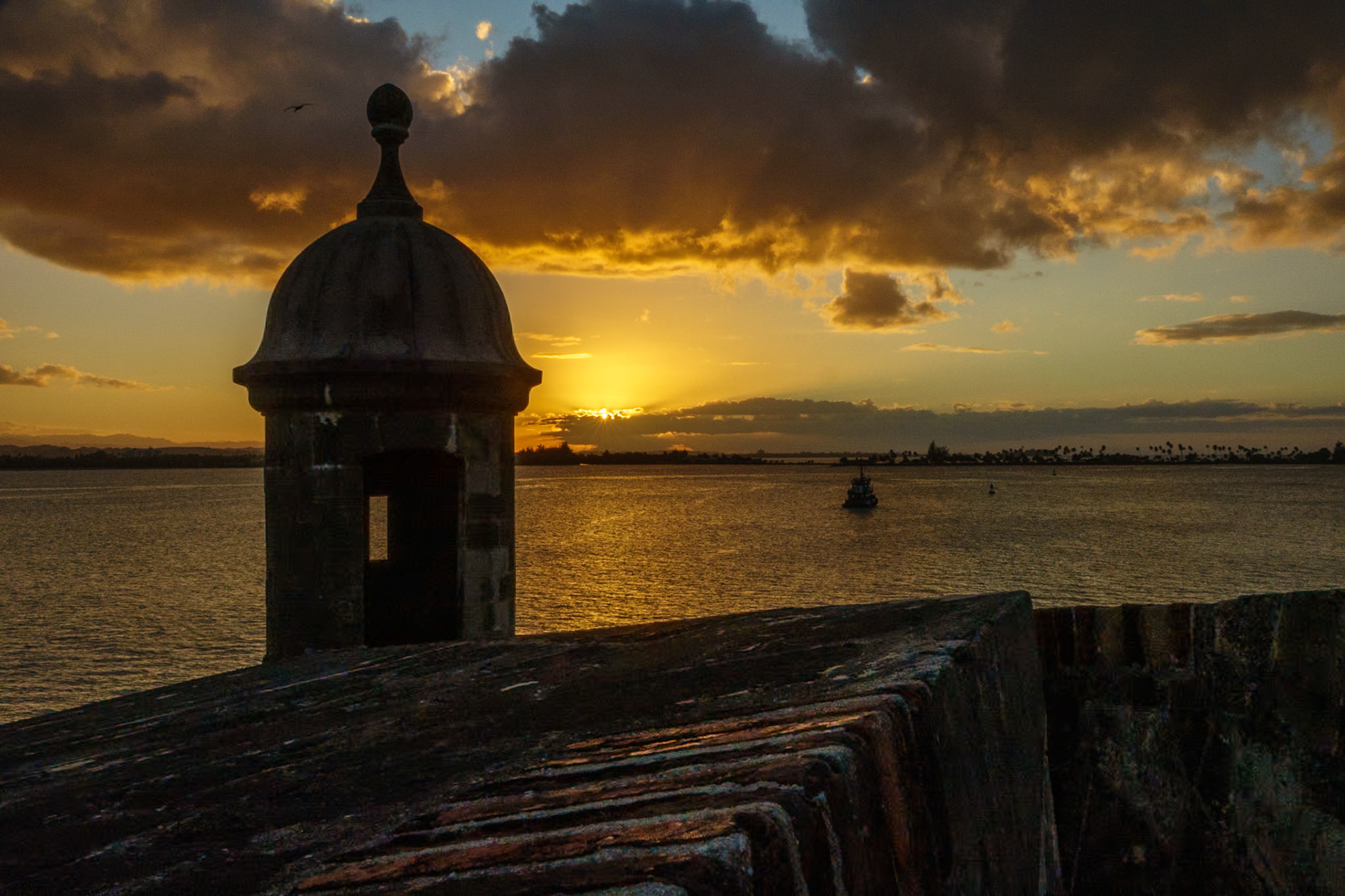 Sunset at Bastión de San Agustín