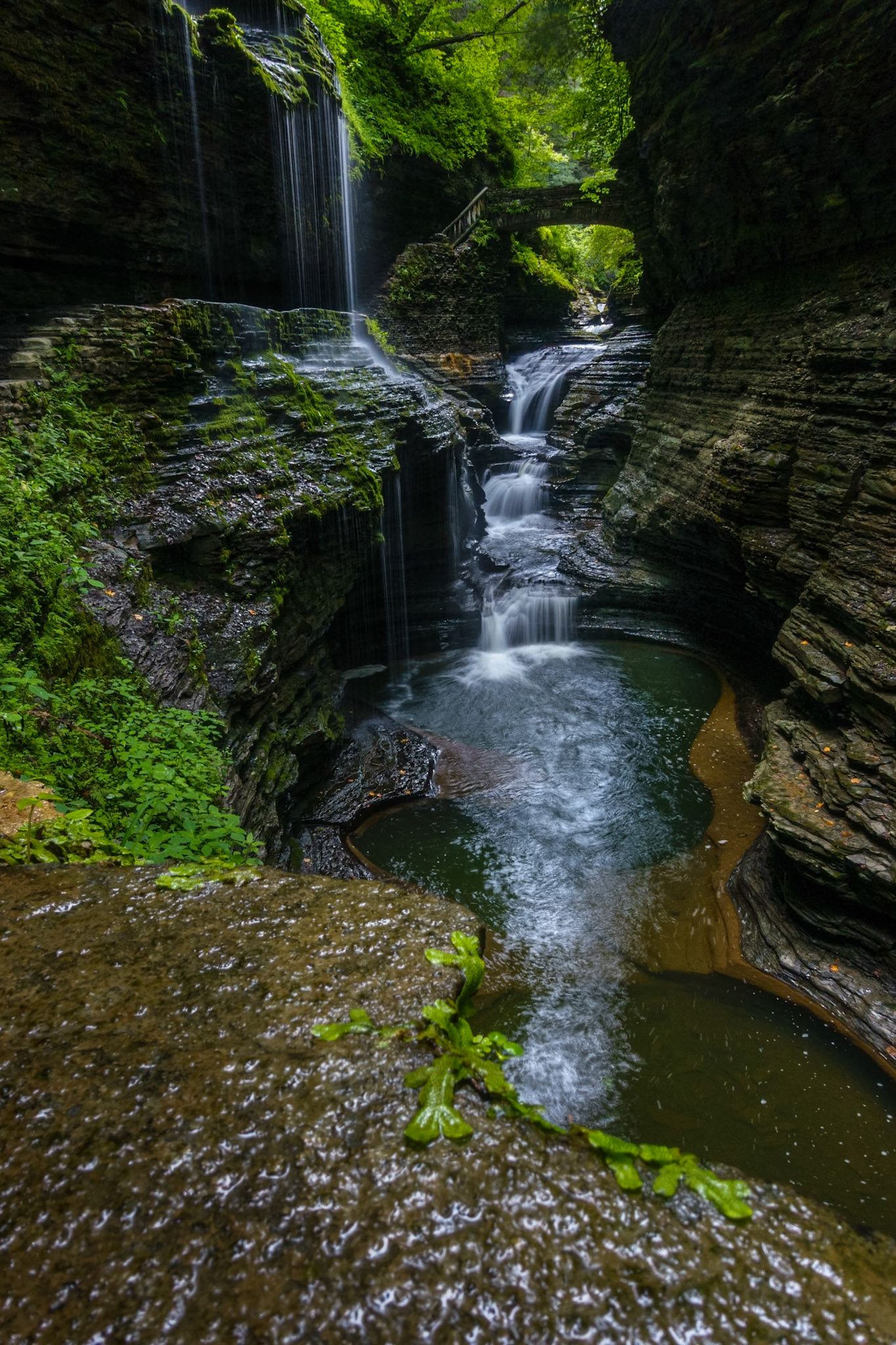 Rainbow Falls, Watkins Glen NY