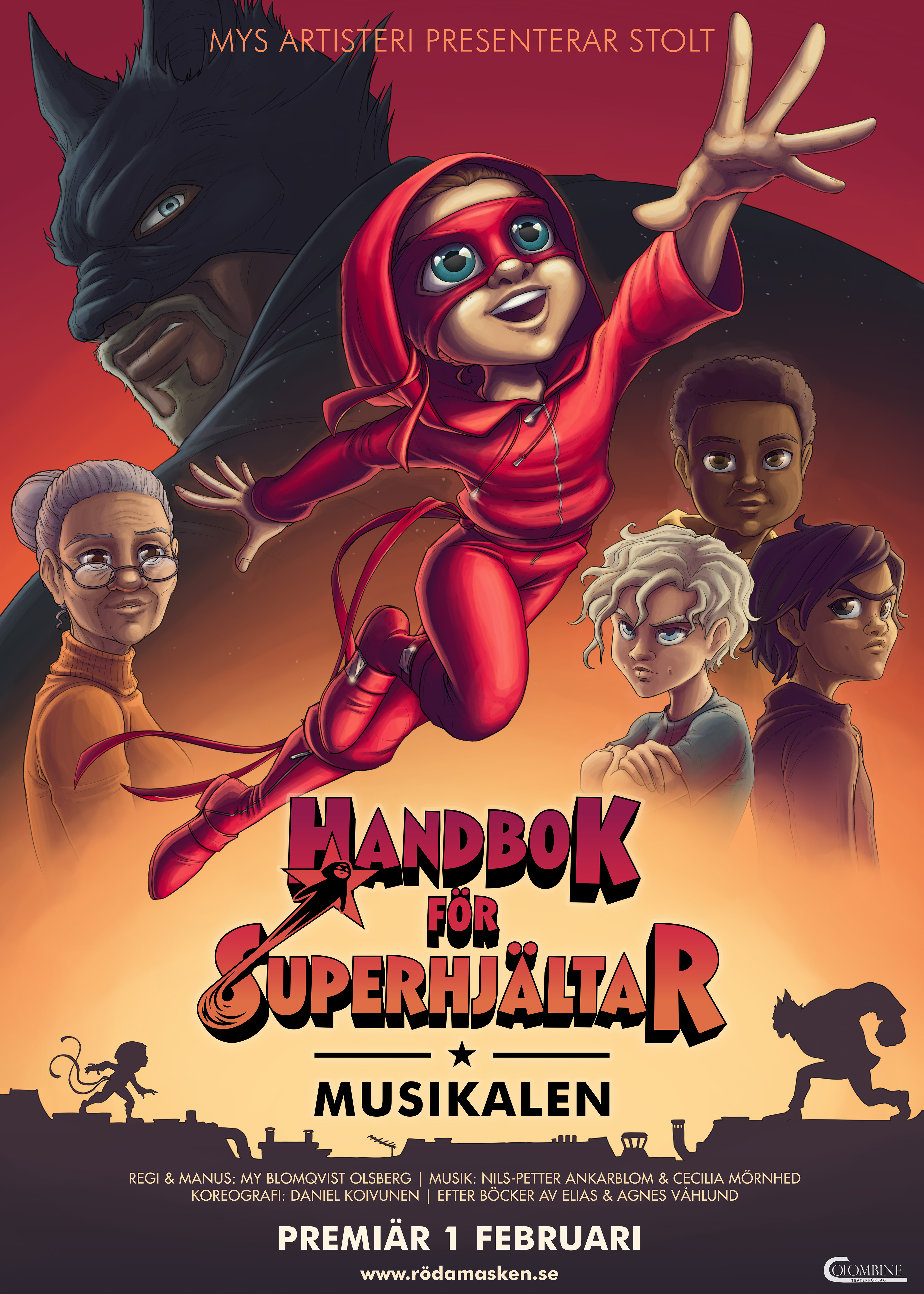 Affisch Handbok för Superhjältar