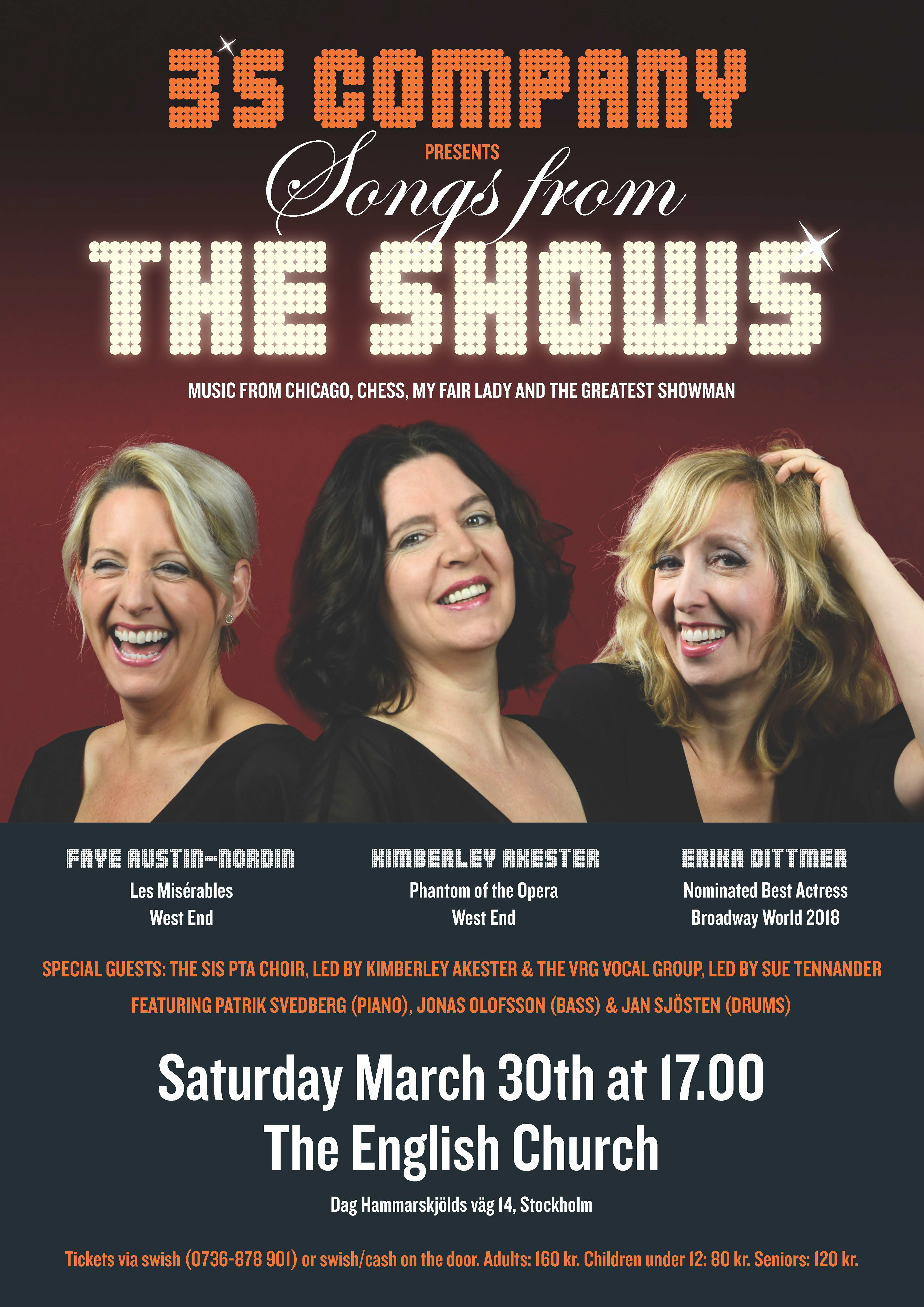 3´s Company concert March 2019