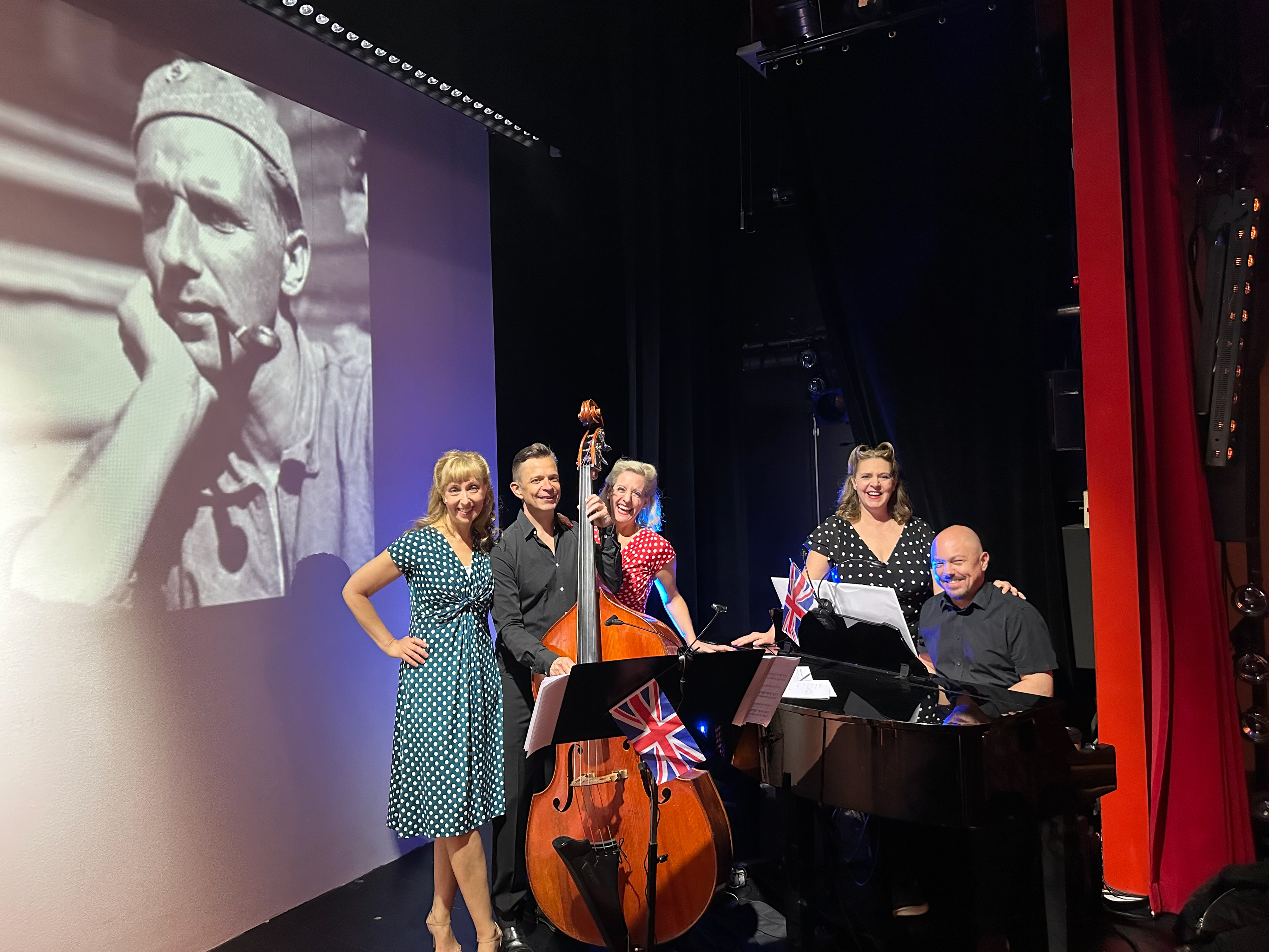 Photo with the boys at Kulturhuset Stadsteatern