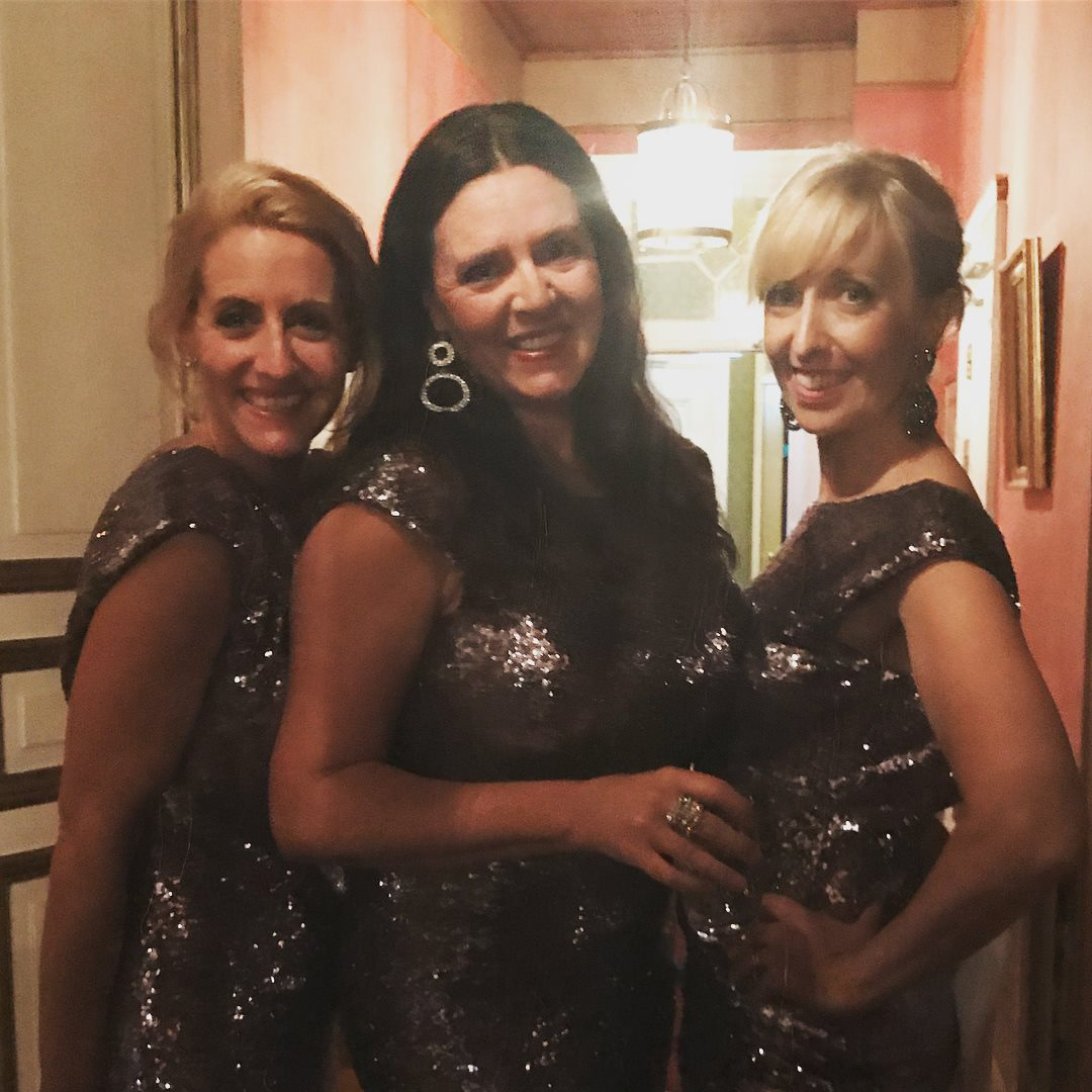 Pre-show photo at private event