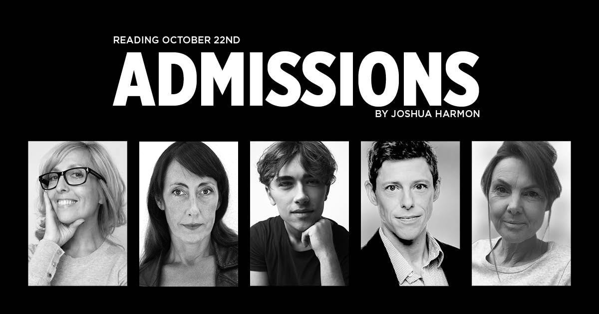 "Admissions" Playhouse Teater October 22nd 2018