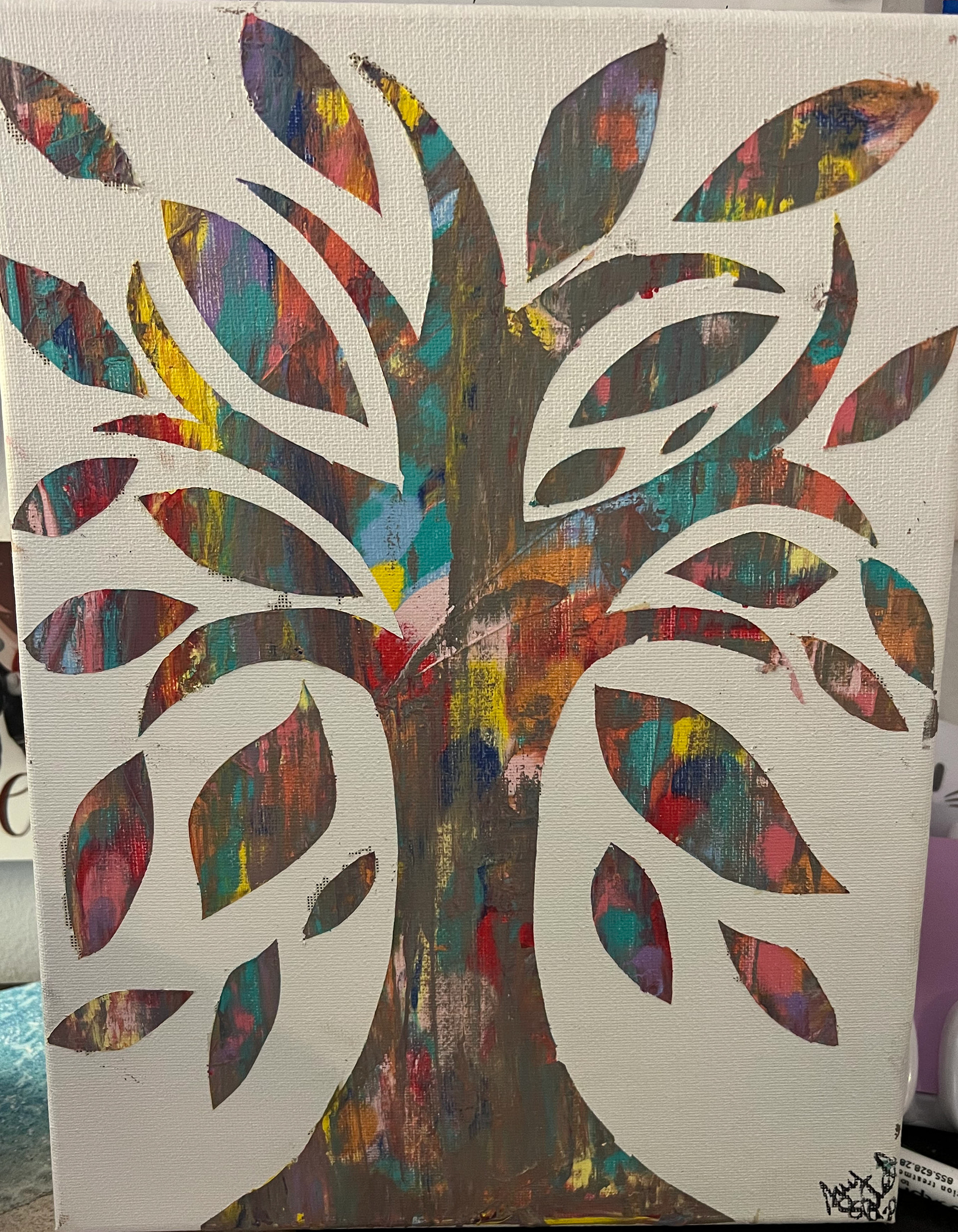 Hand Painted Canvas Art